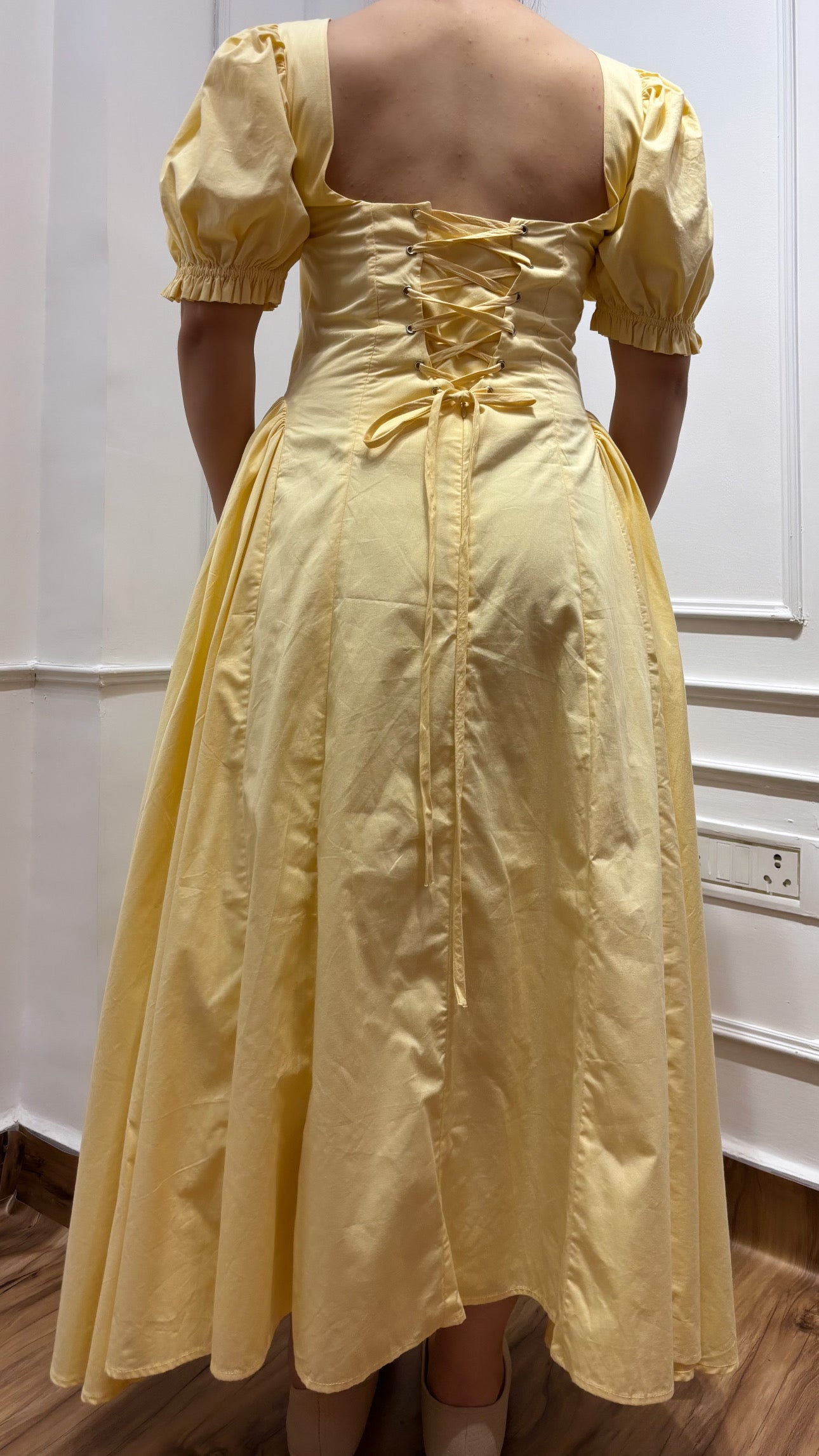 ELLA Dress in Butter Yellow