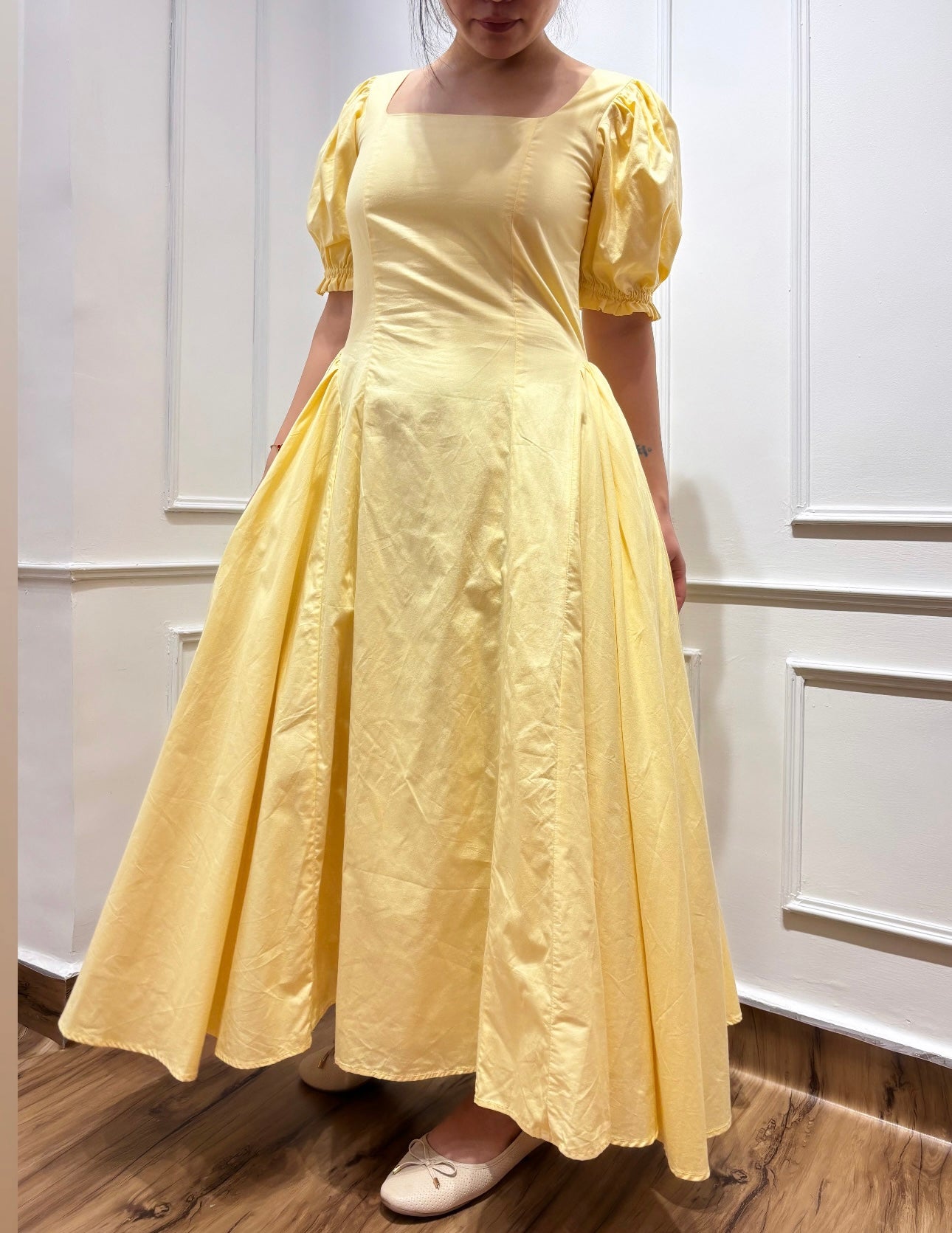 ELLA Dress in Butter Yellow