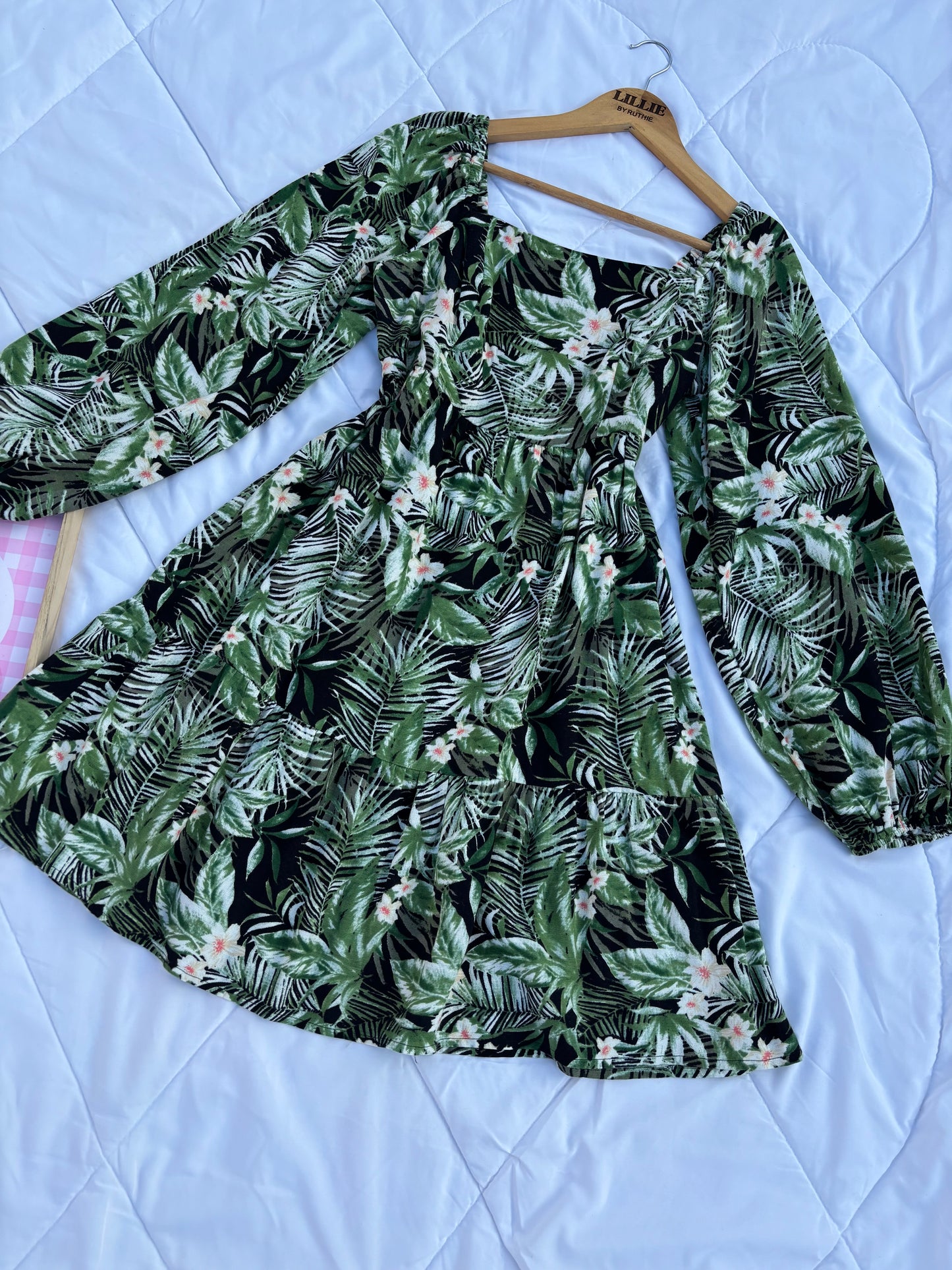 Tropical floral dress