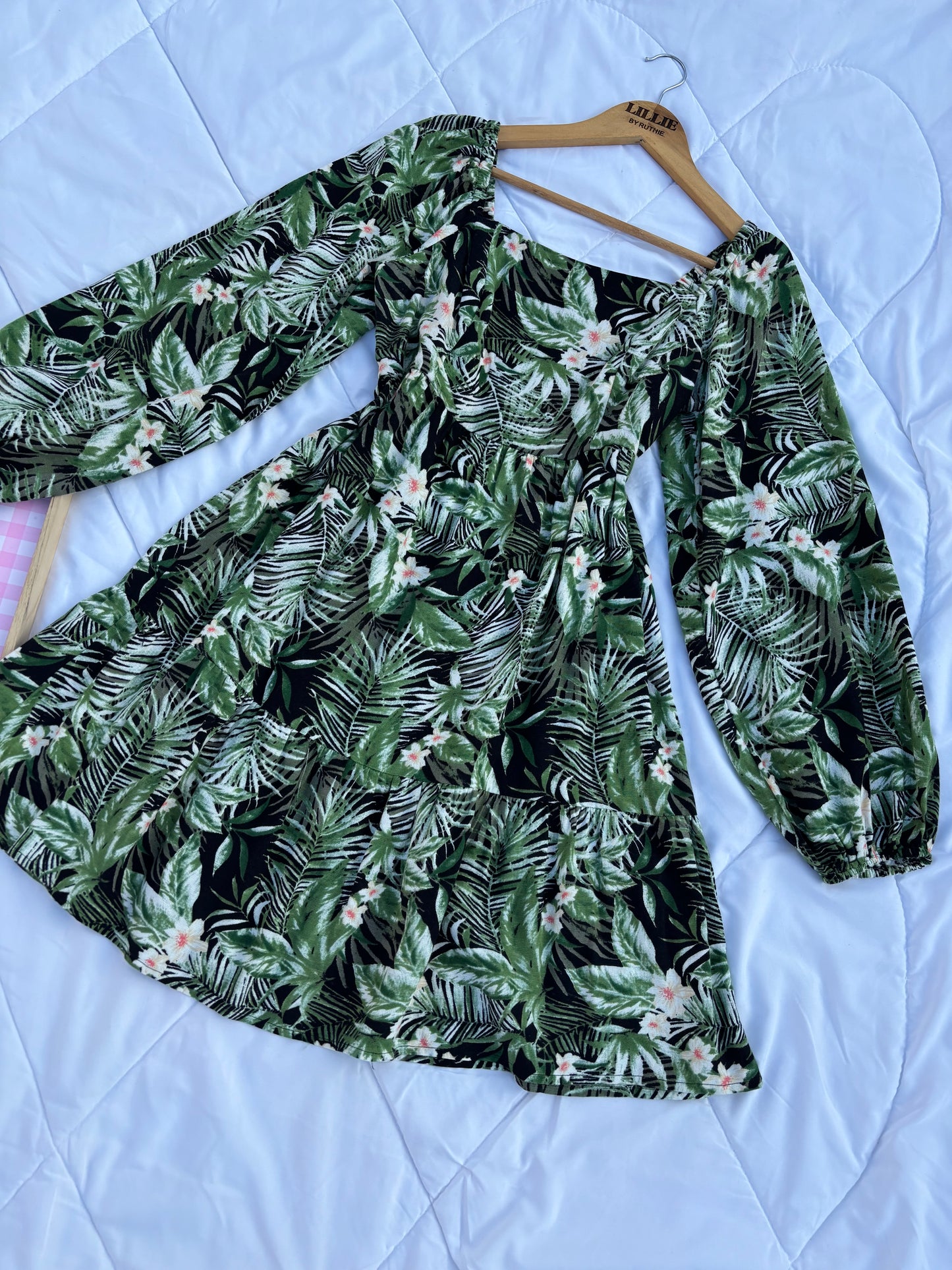 Tropical floral dress