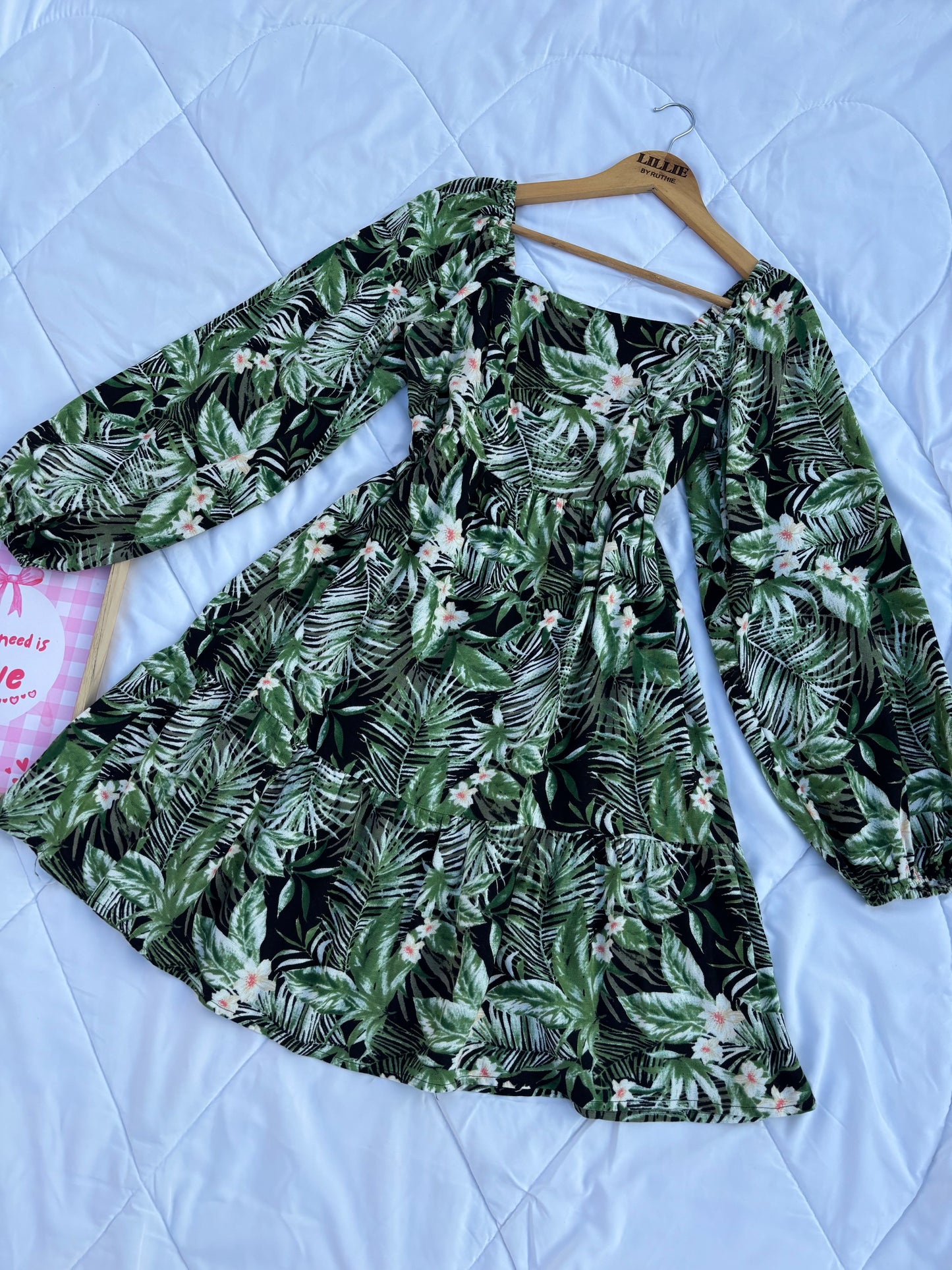 Tropical floral dress