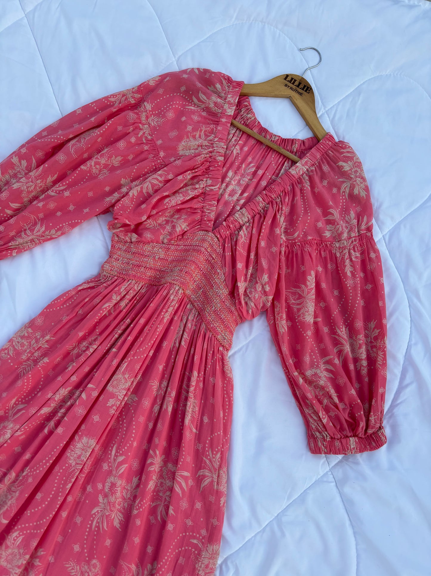 Pink coral dress