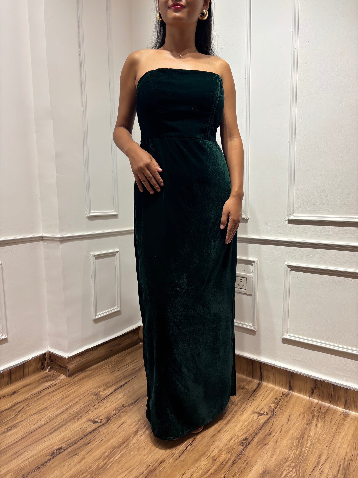 Velvet Tube Dress