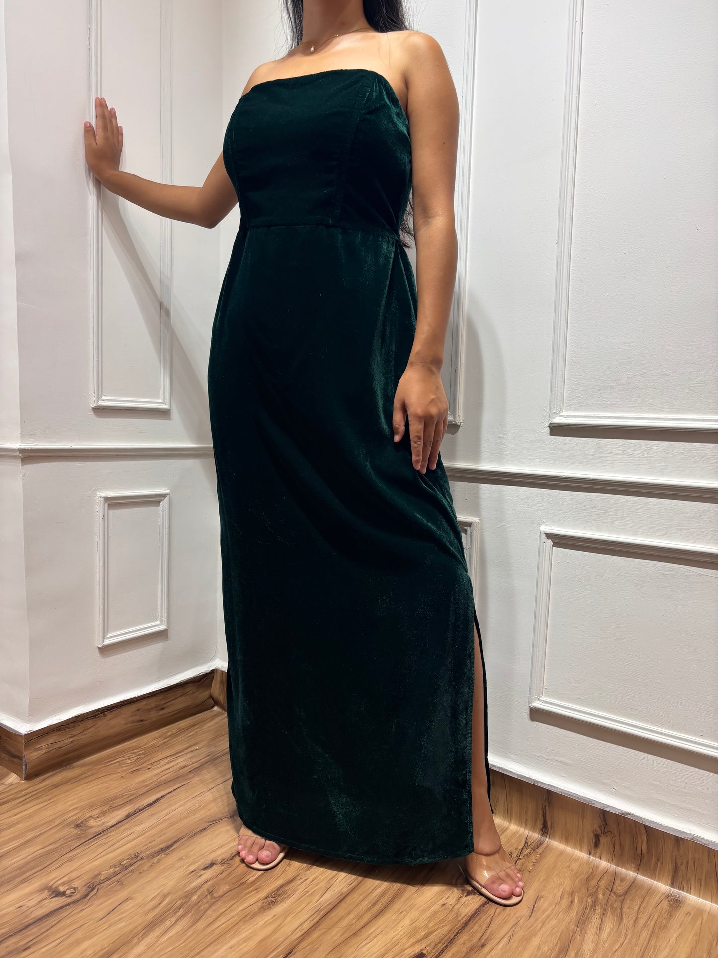 Velvet Tube Dress