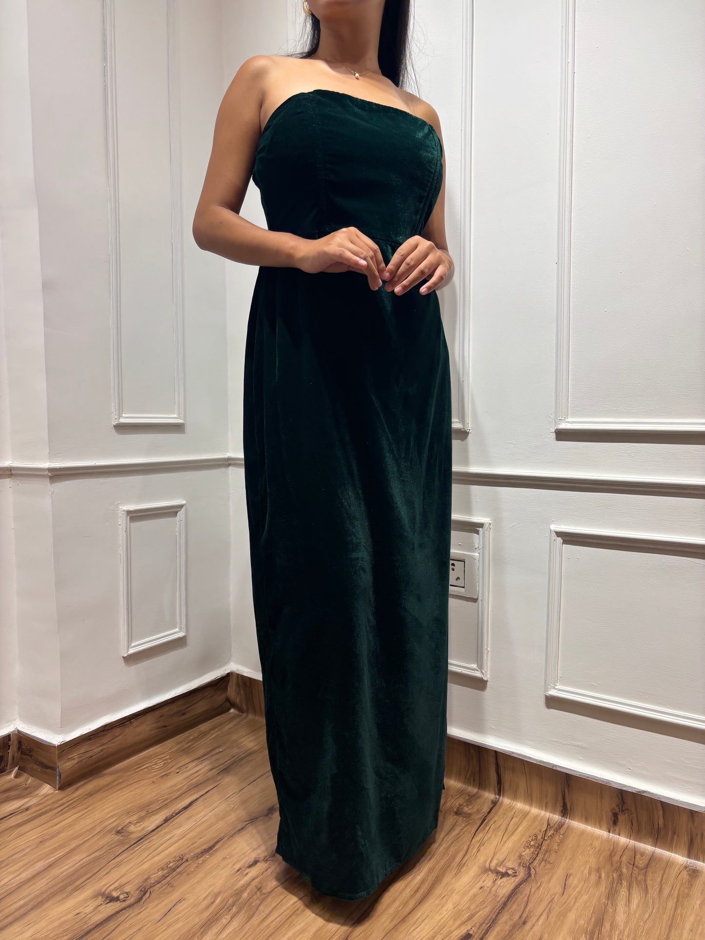 Velvet Tube Dress