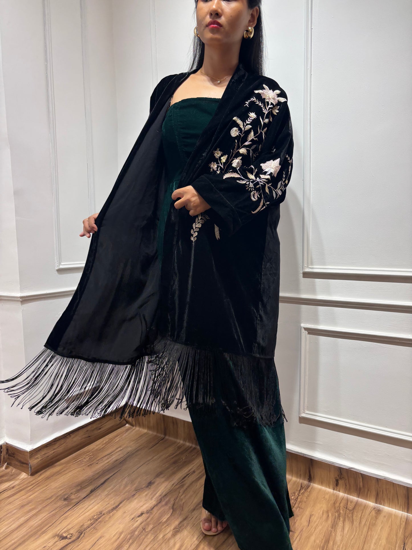 Velvet kimono
