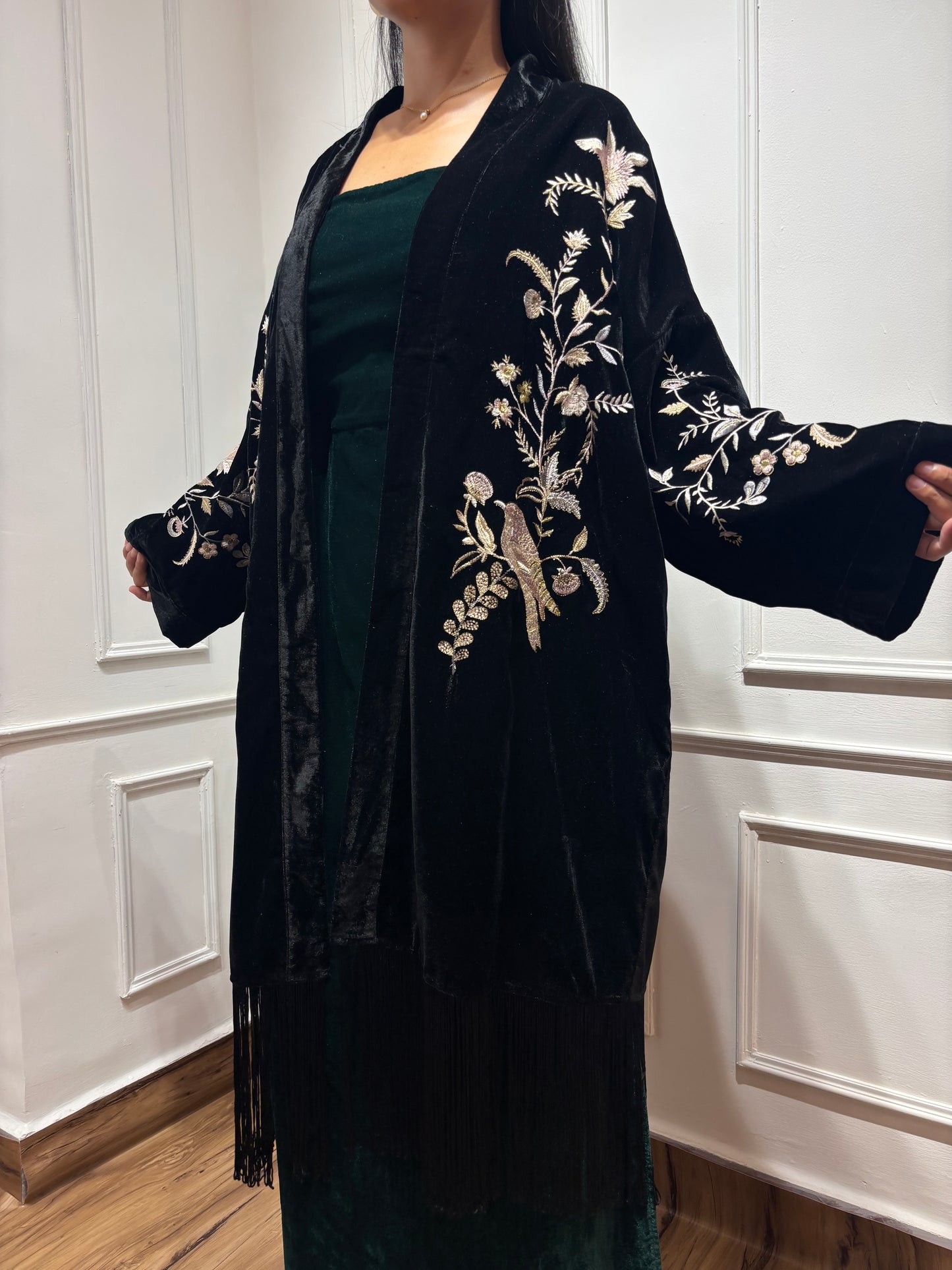 Velvet kimono