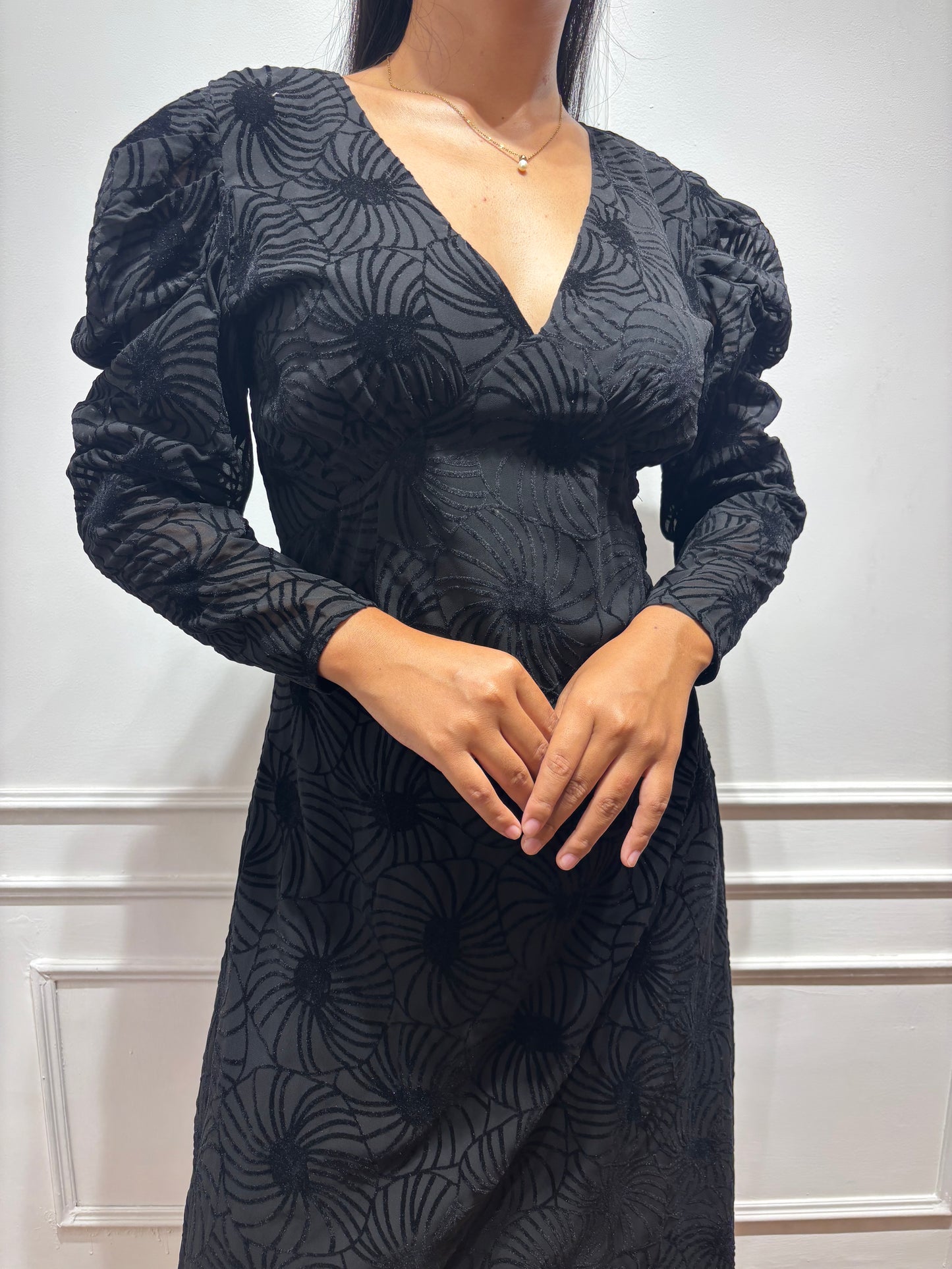 Velvet Emboss dress
