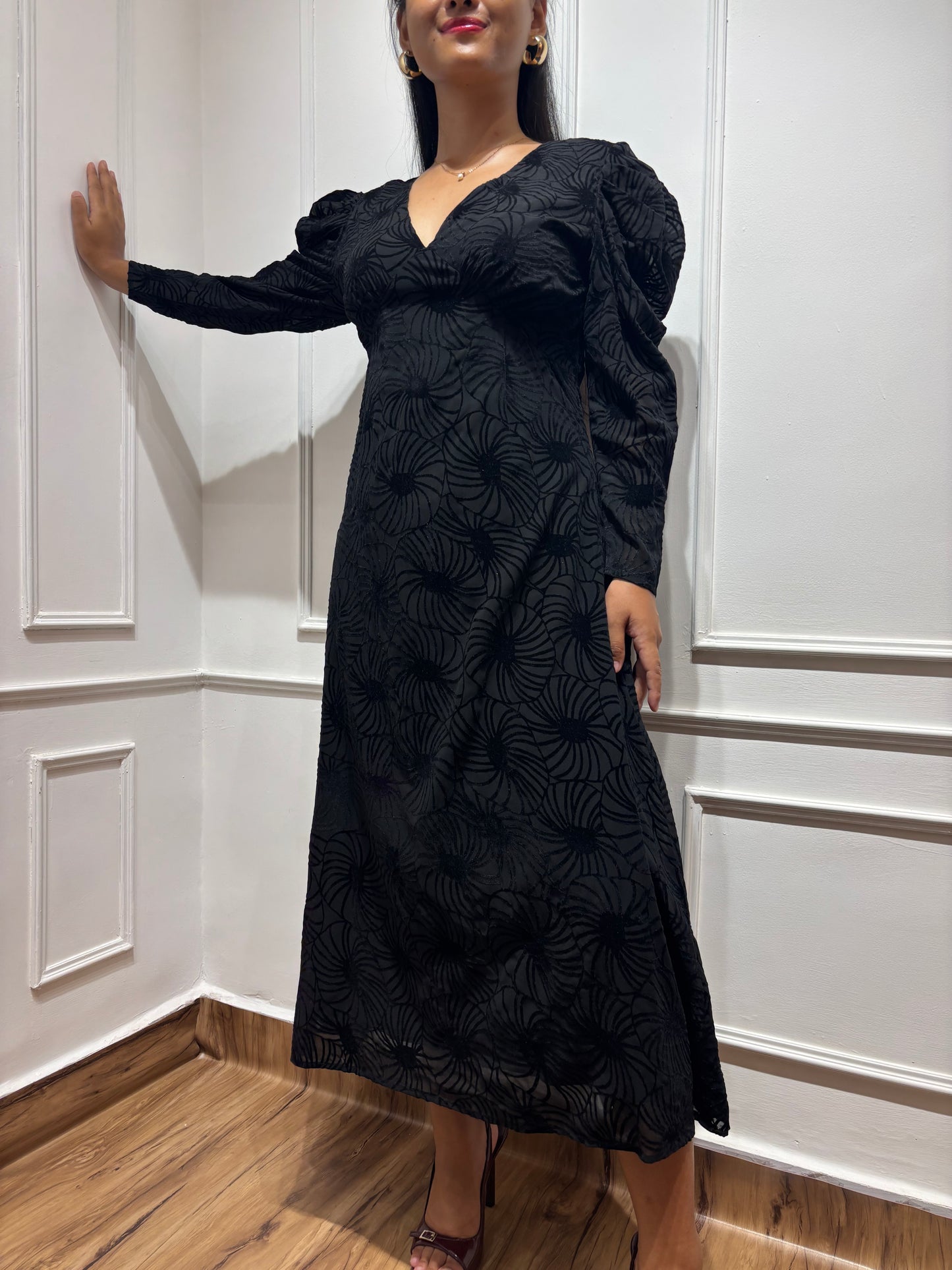 Velvet Emboss dress