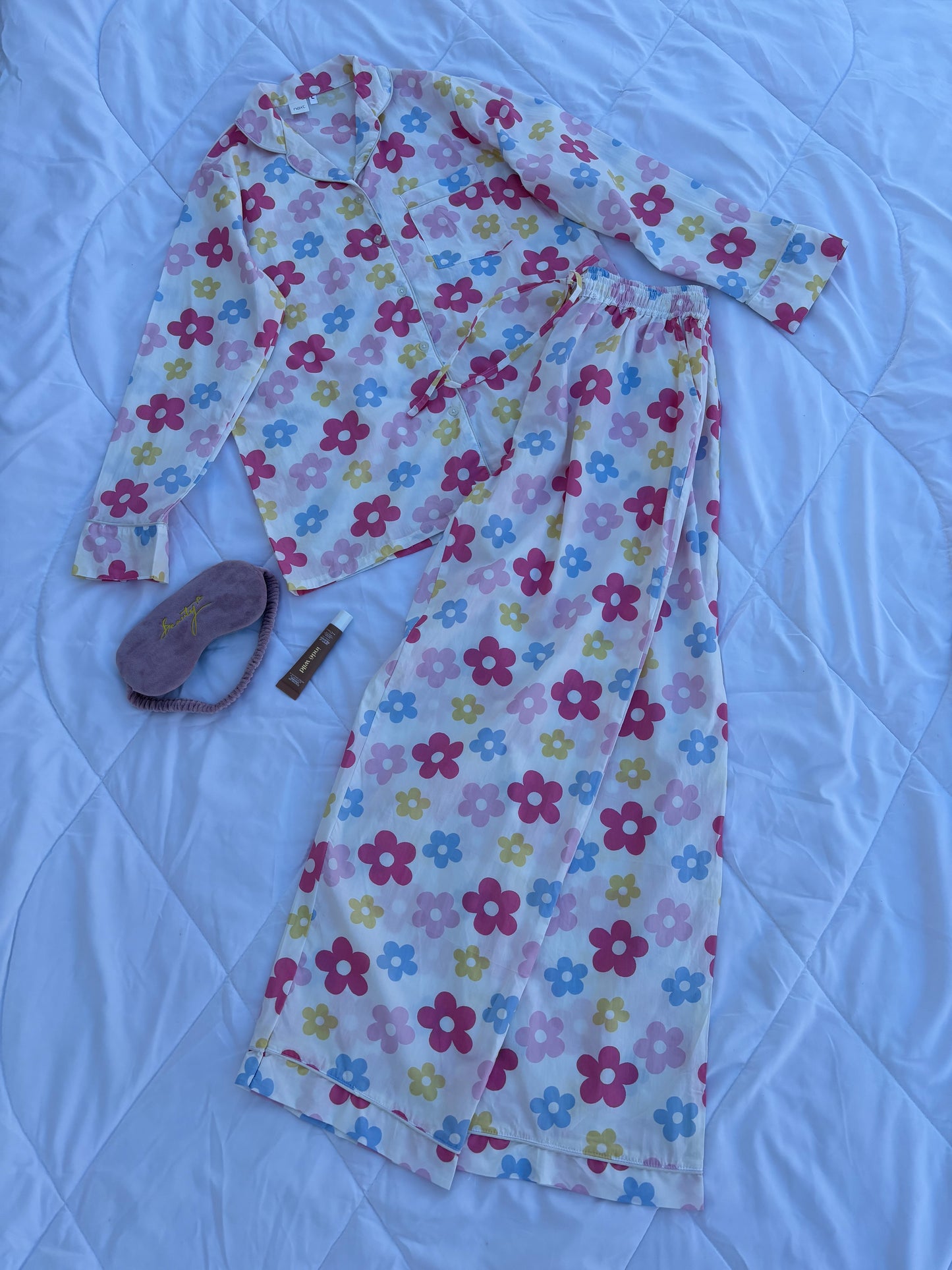 White Blossom PJ Set