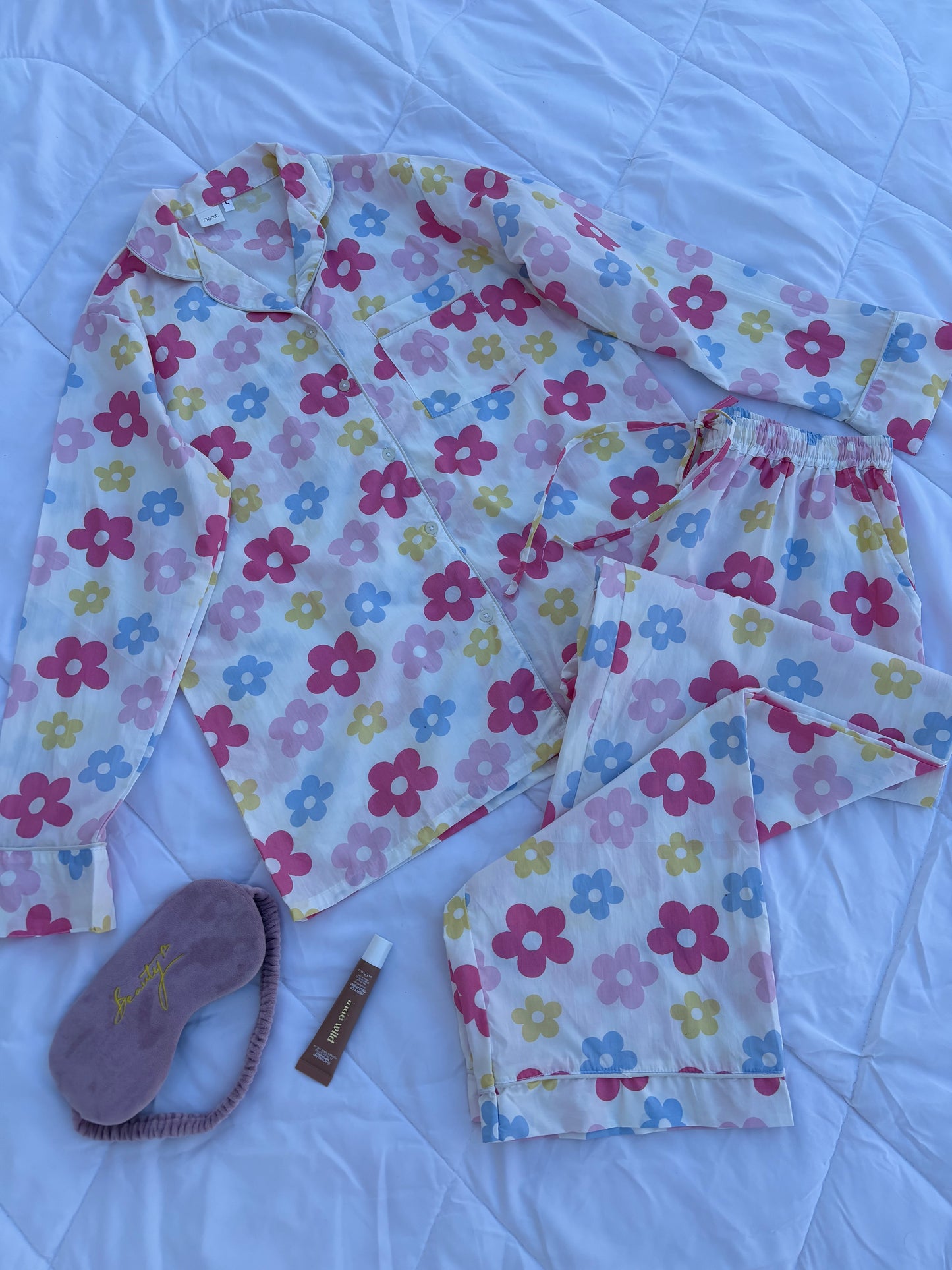 White Blossom PJ Set