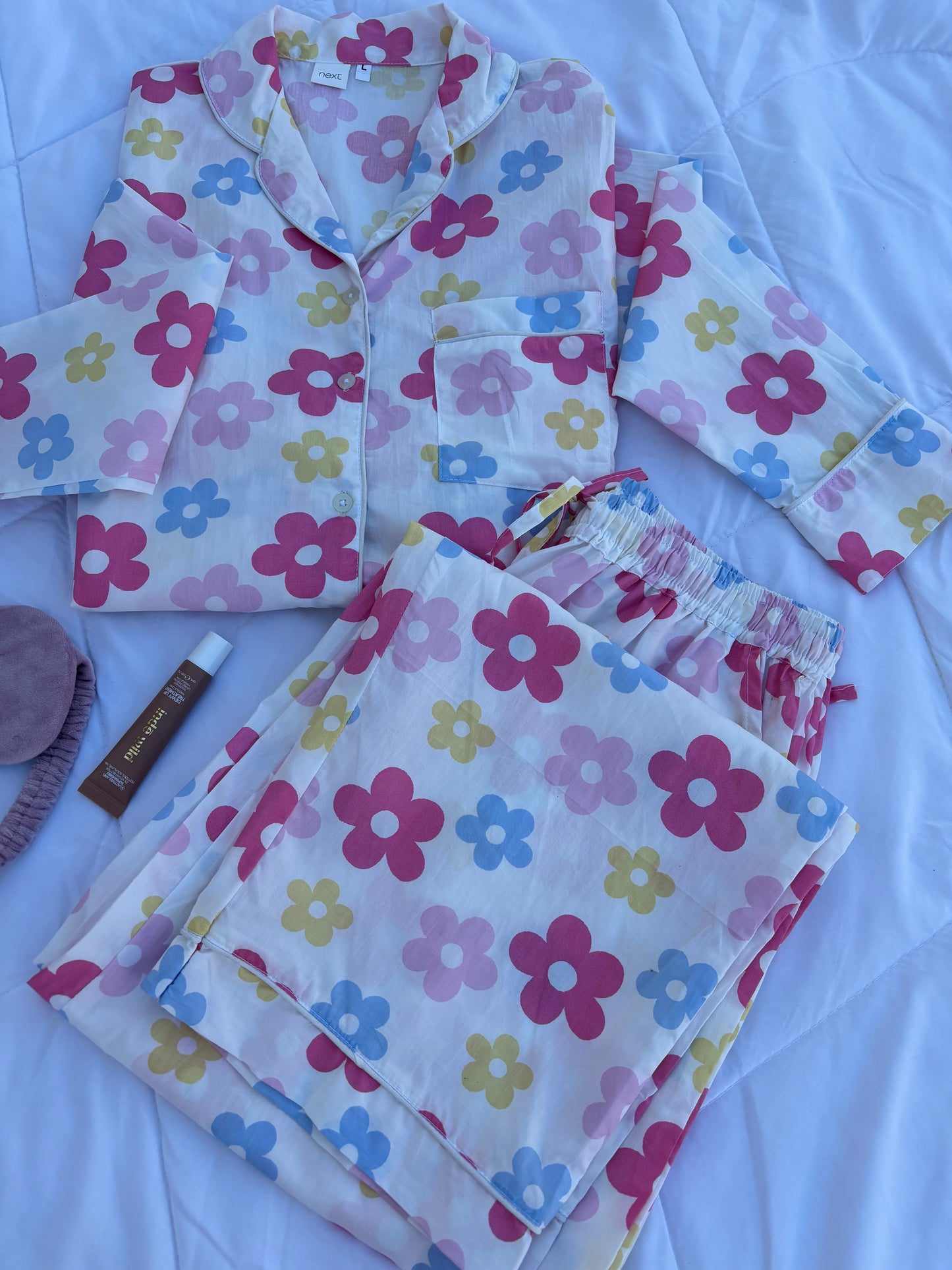White Blossom PJ Set