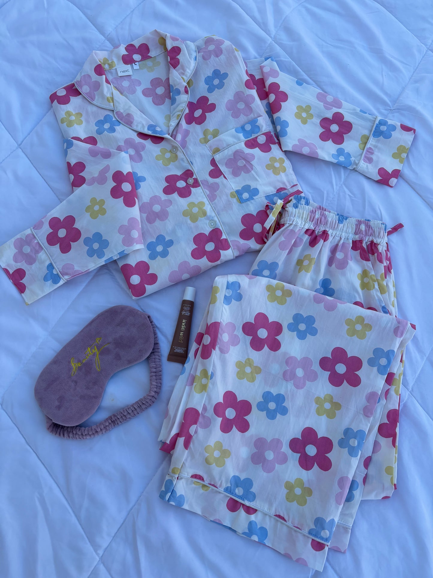 White Blossom PJ Set