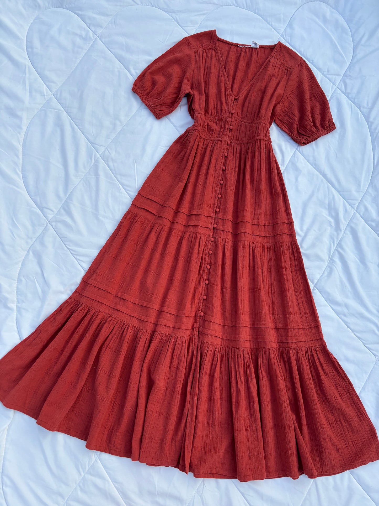 Buttoned maxi dress