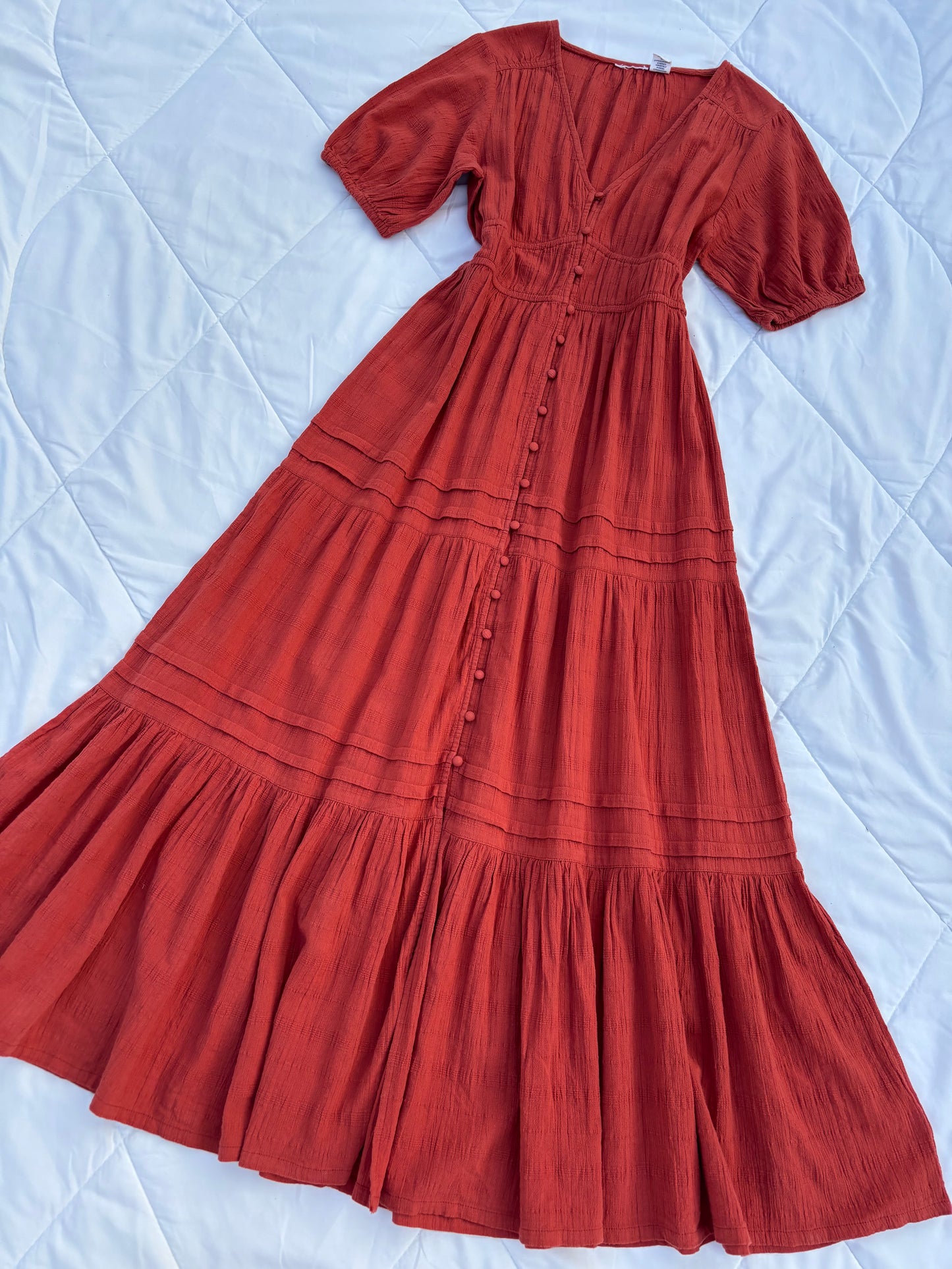 Buttoned maxi dress
