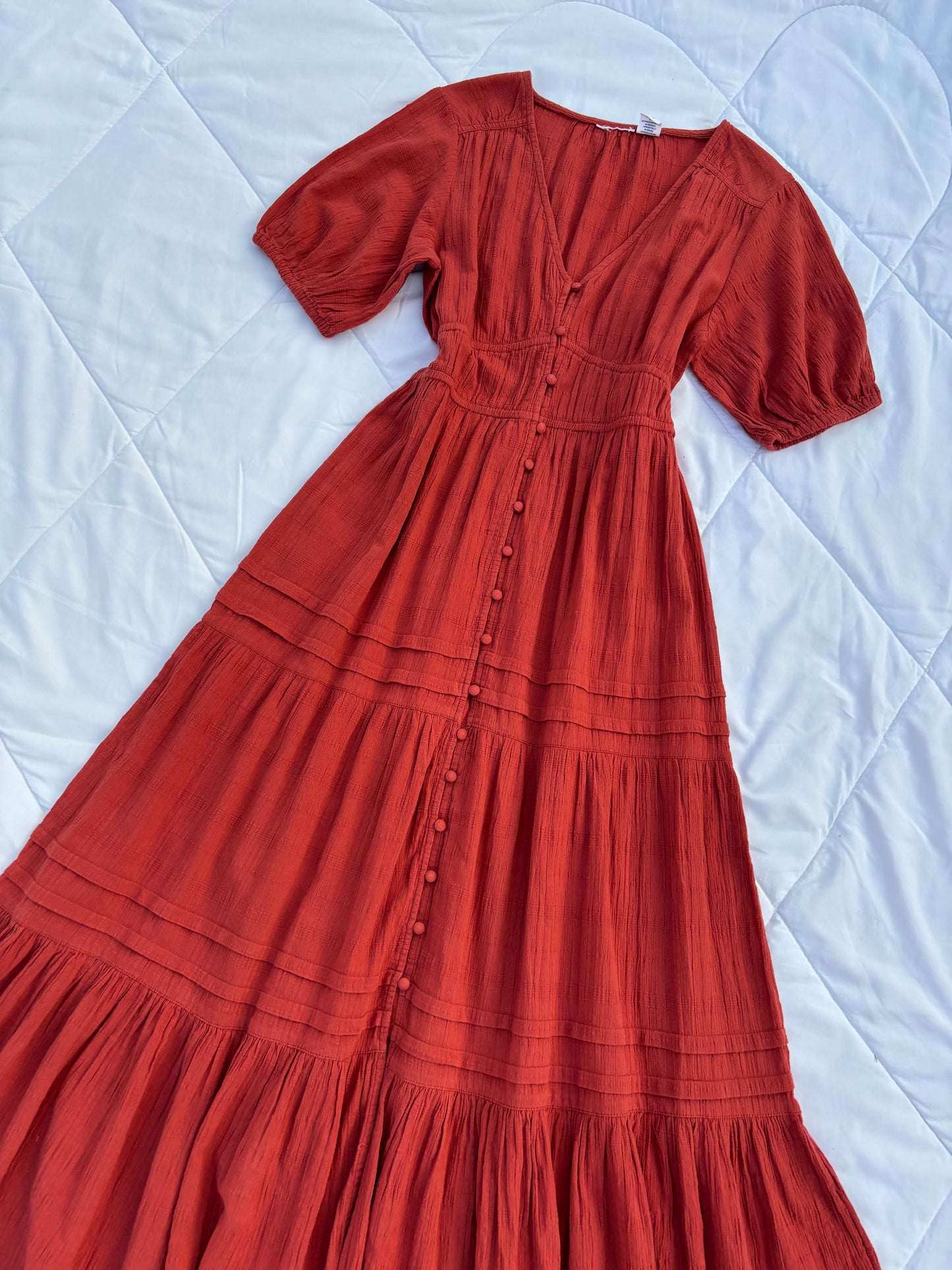 Buttoned maxi dress