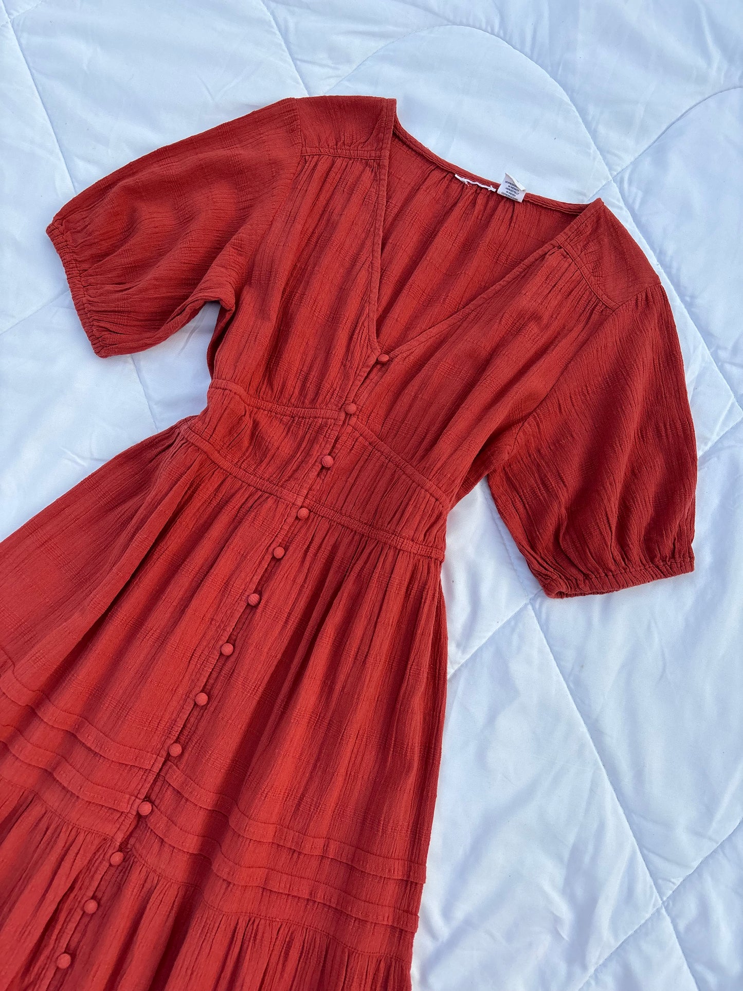 Buttoned maxi dress