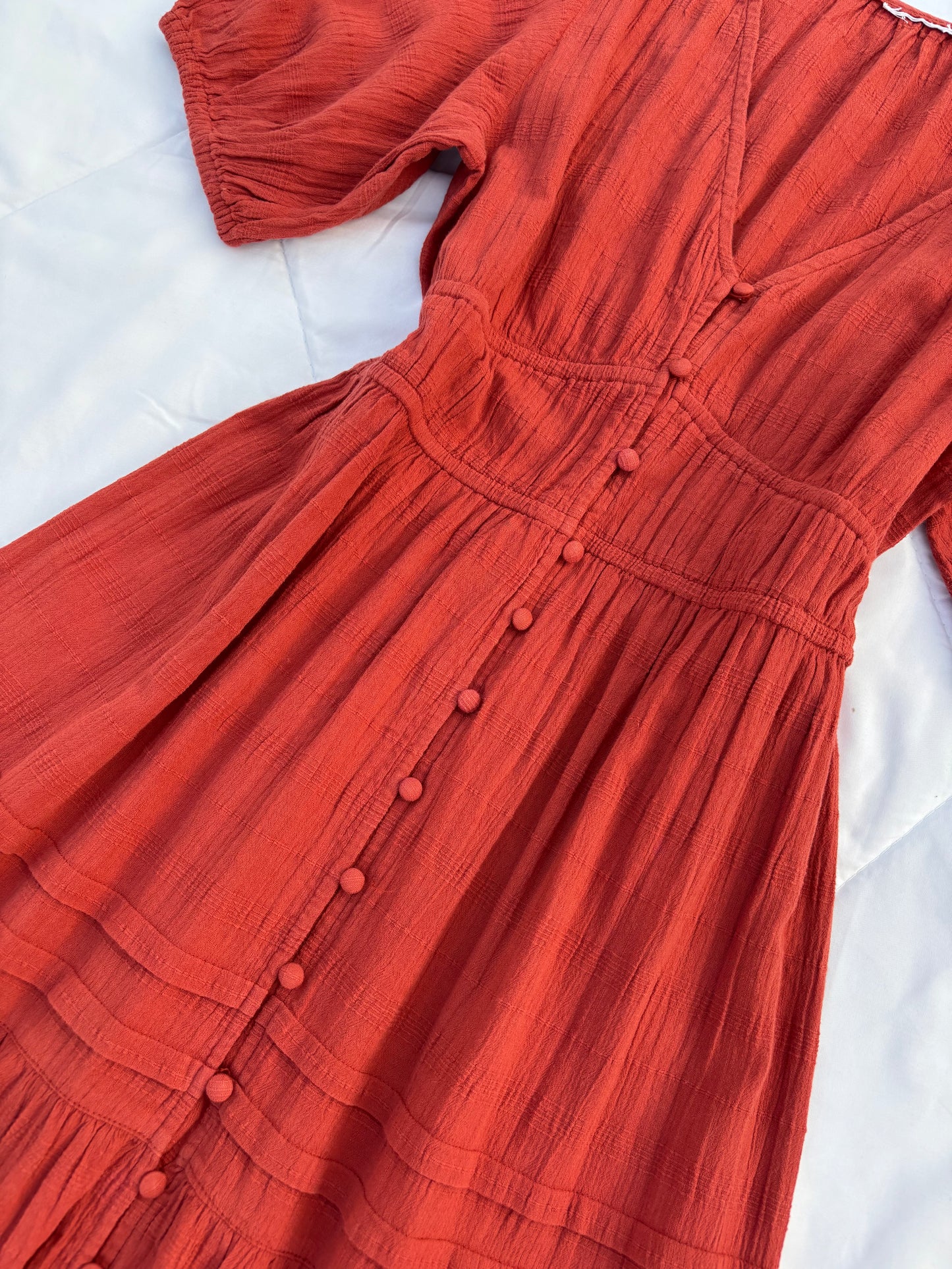 Buttoned maxi dress