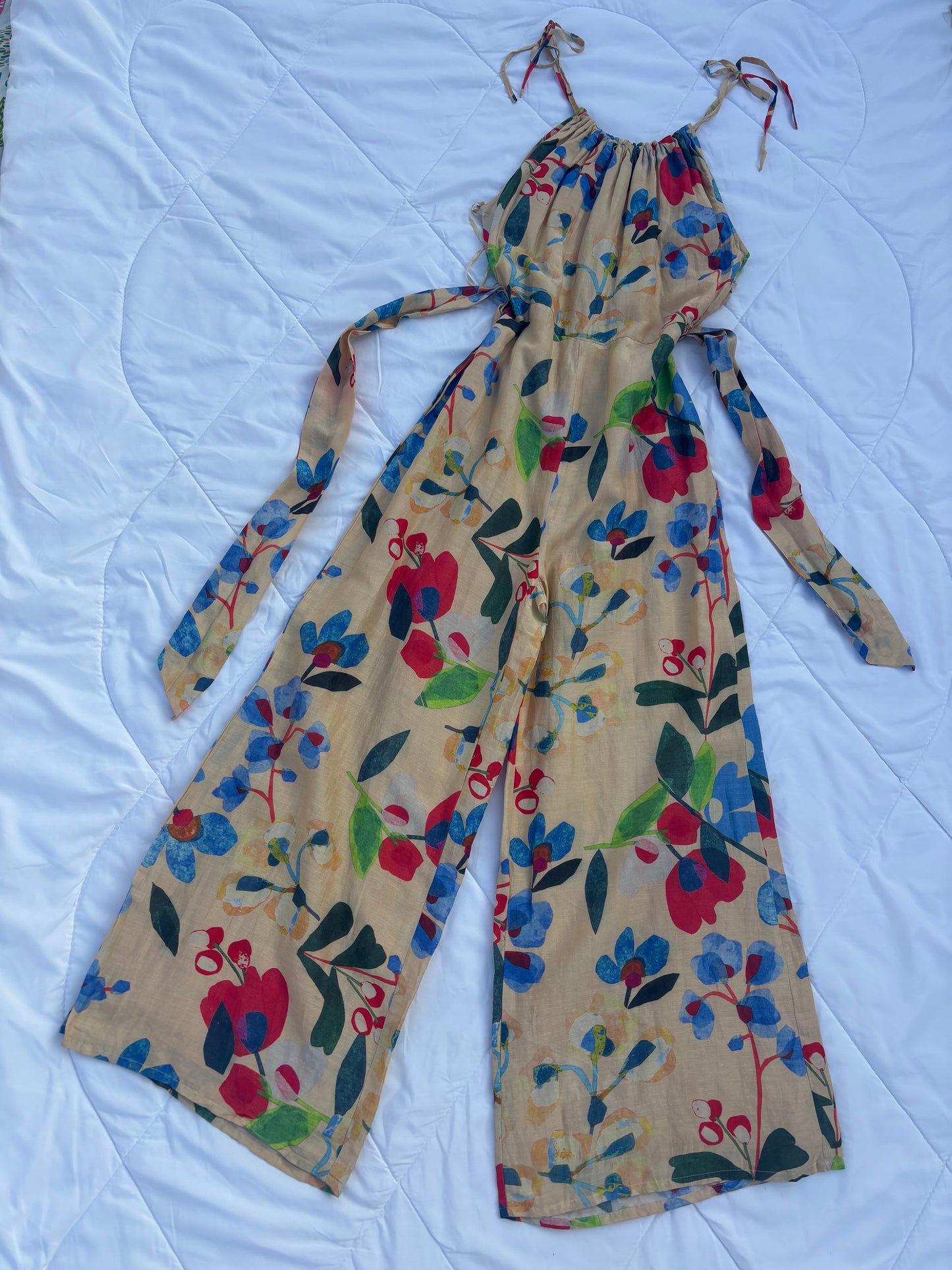 Floral cami jumpsuit