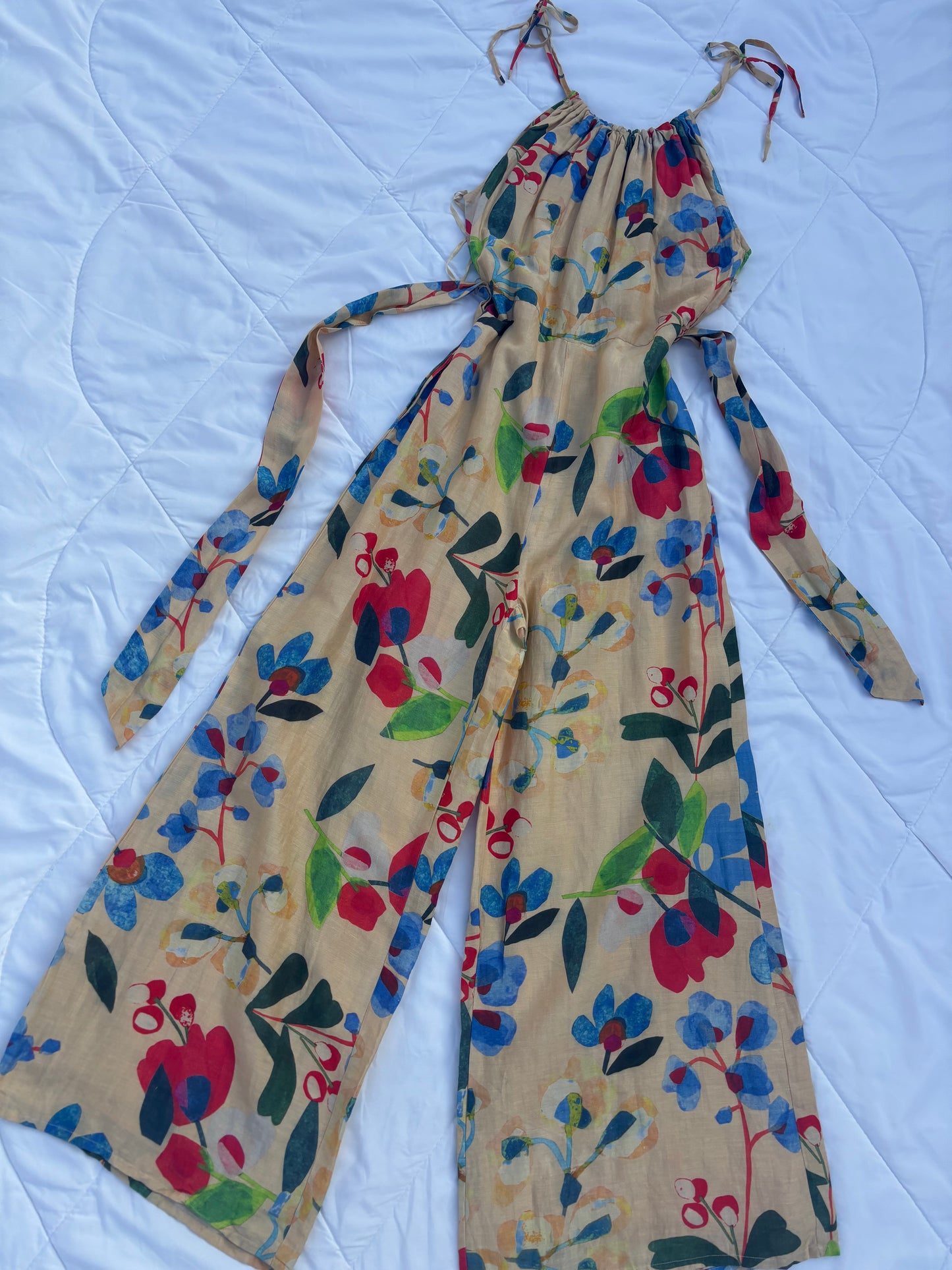 Floral cami jumpsuit