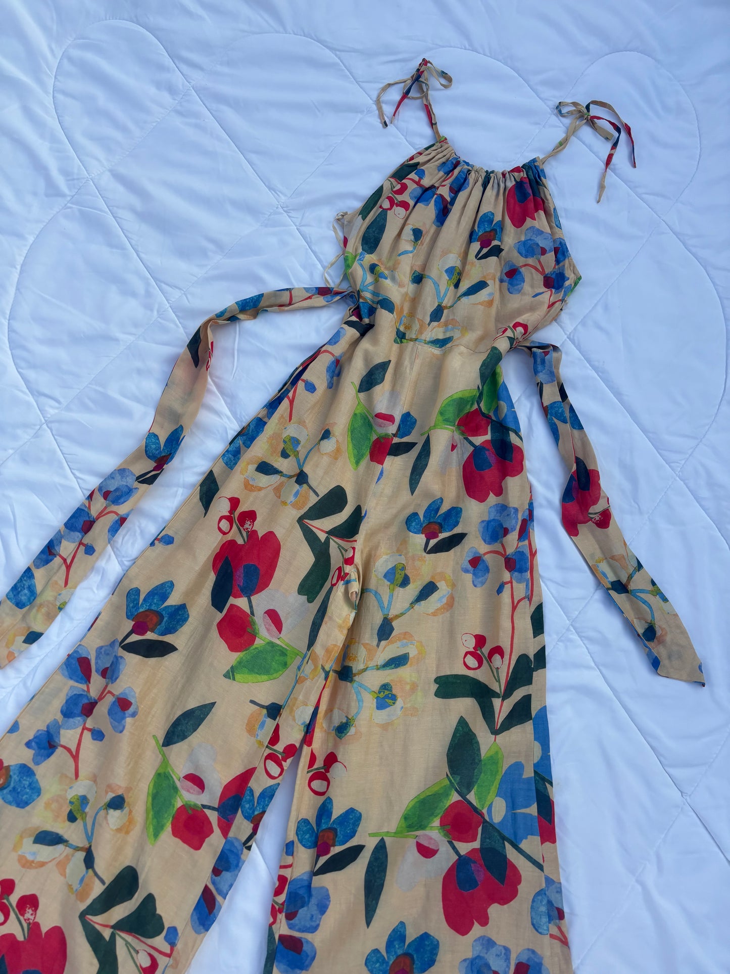 Floral cami jumpsuit