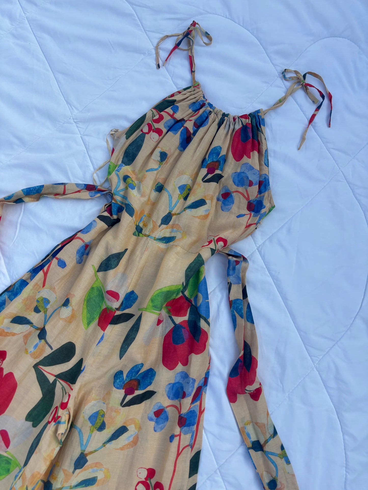 Floral cami jumpsuit
