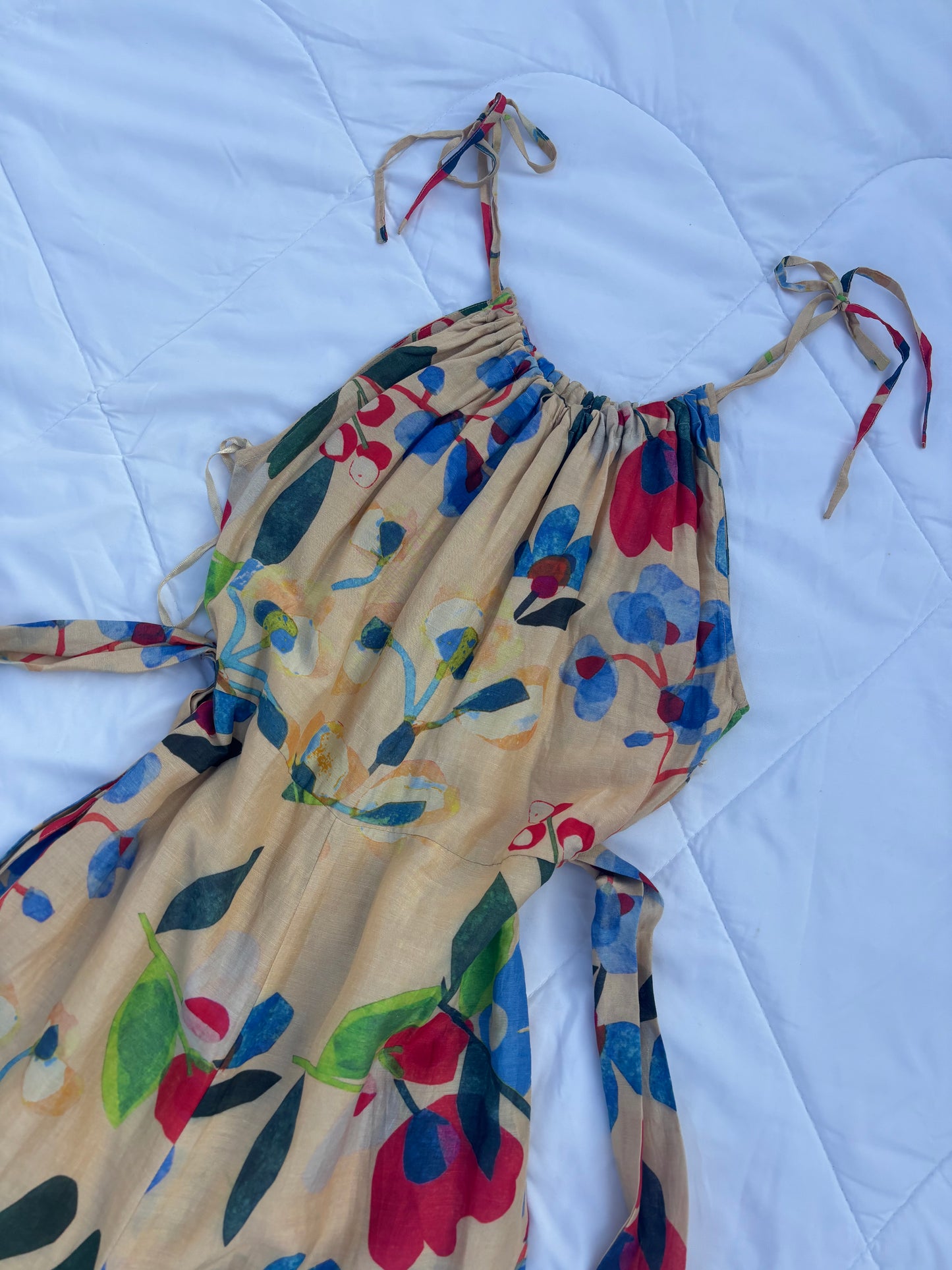 Floral cami jumpsuit