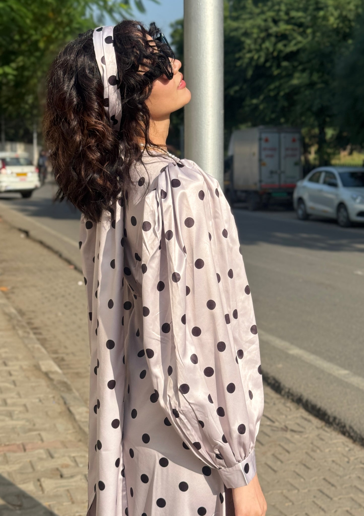 DOTTY Scarf Set Dress