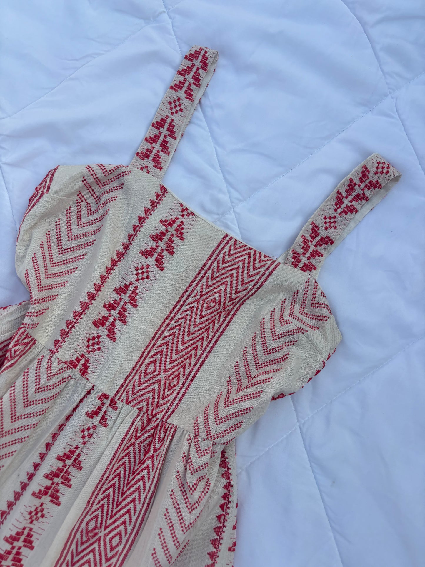 Cotton woven dress