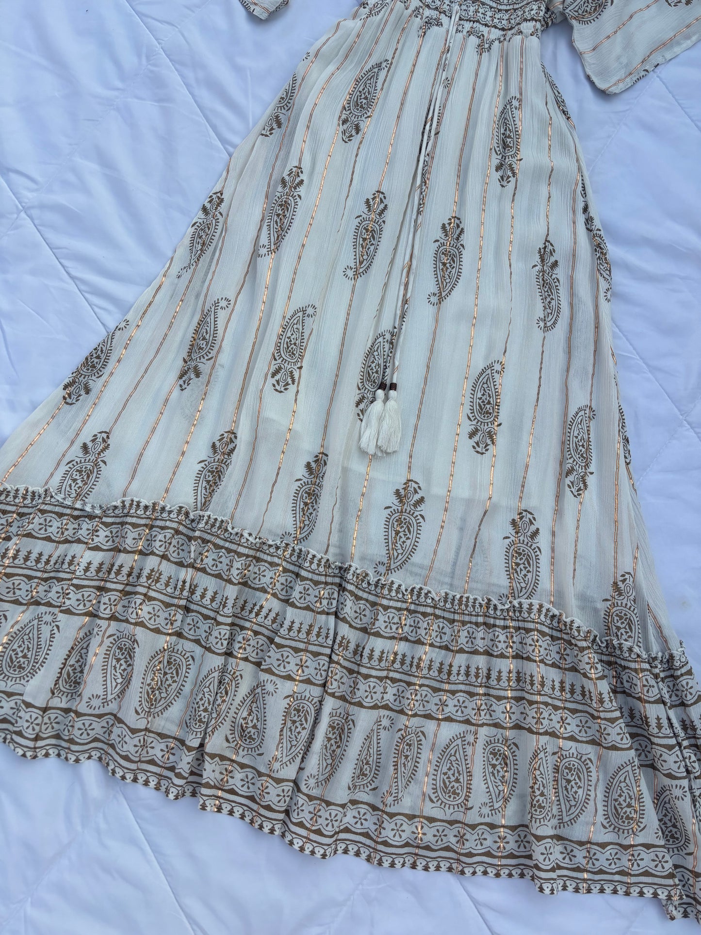 Cotton paisley dress