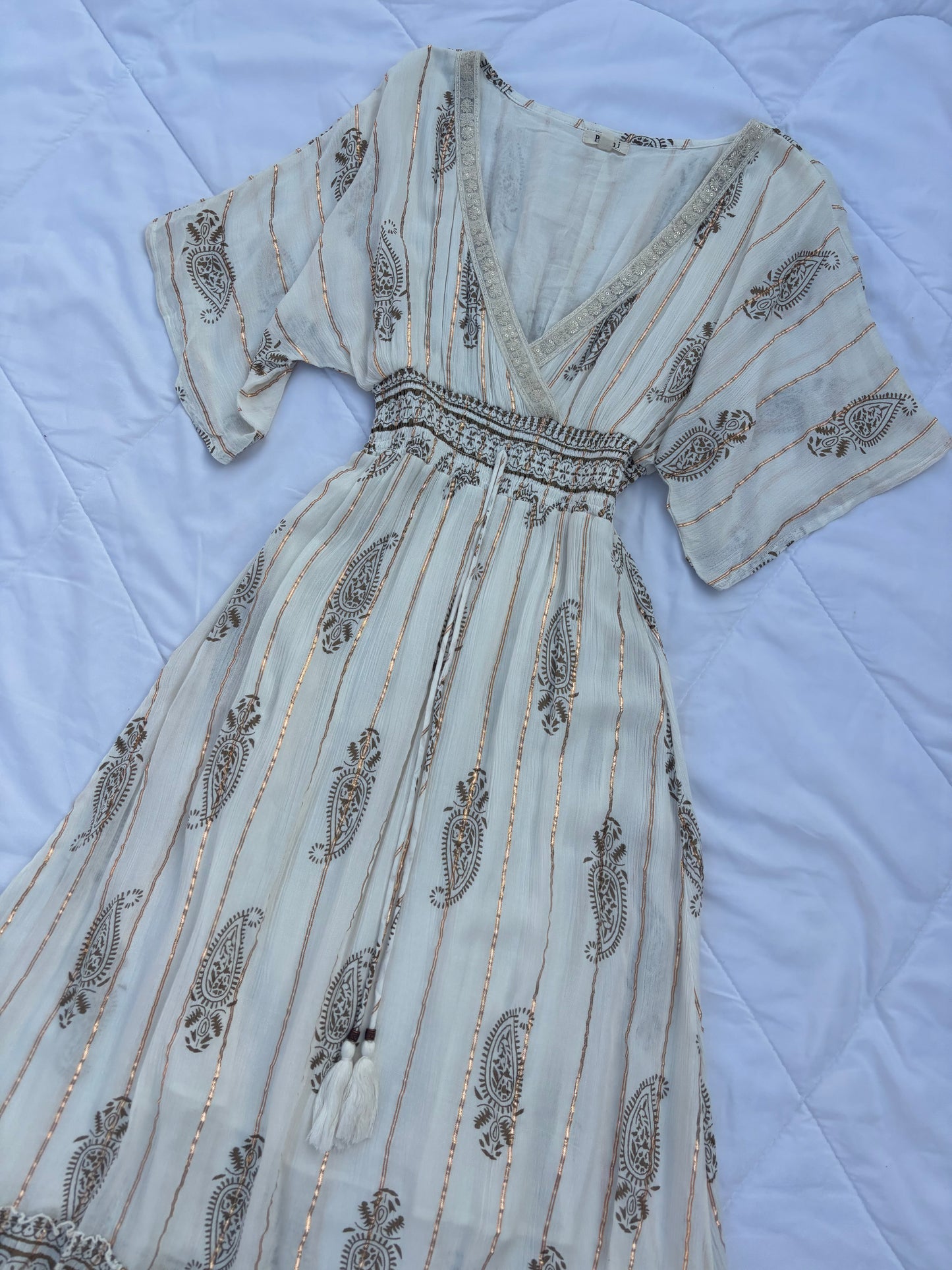 Cotton paisley dress