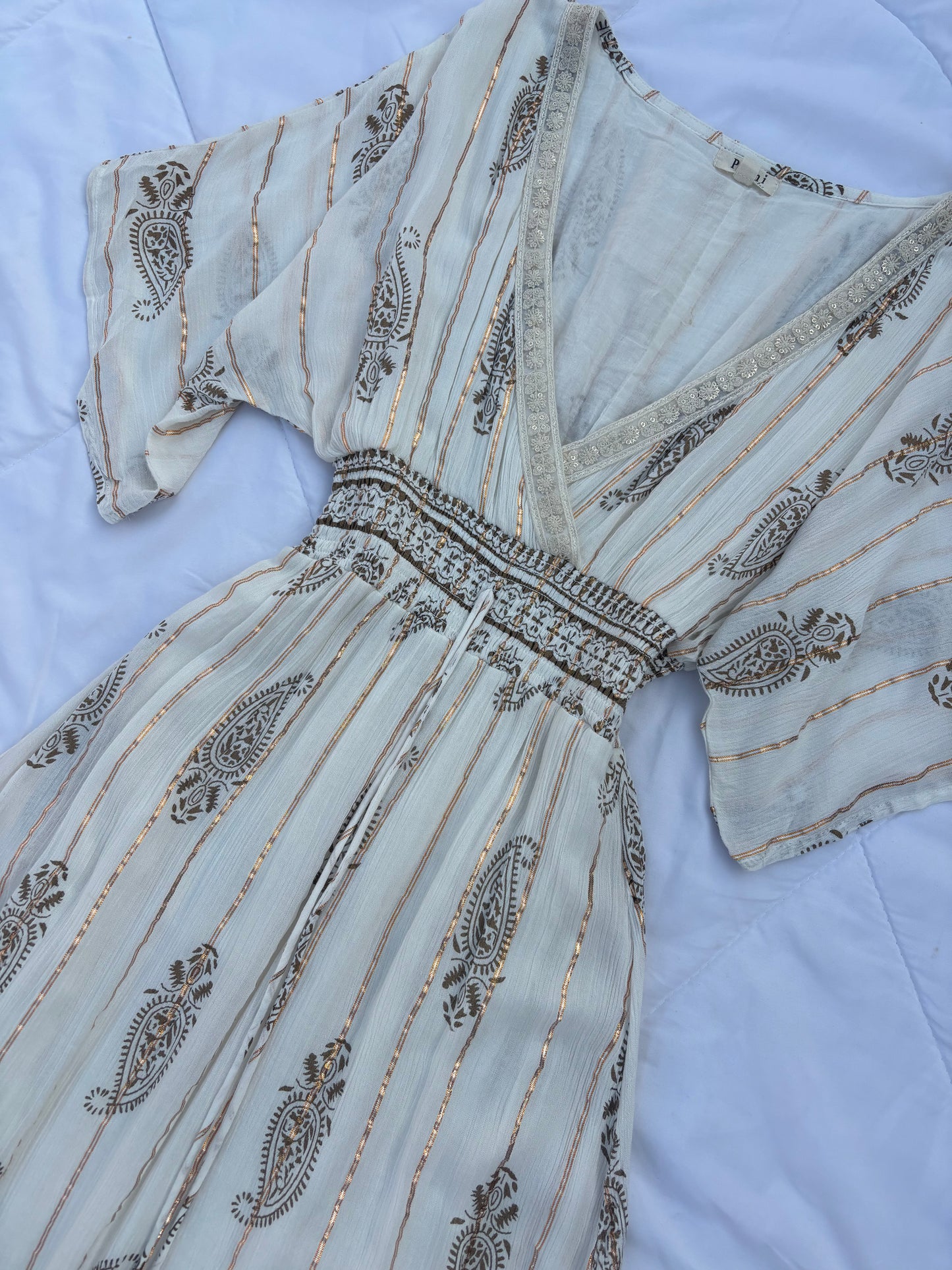 Cotton paisley dress