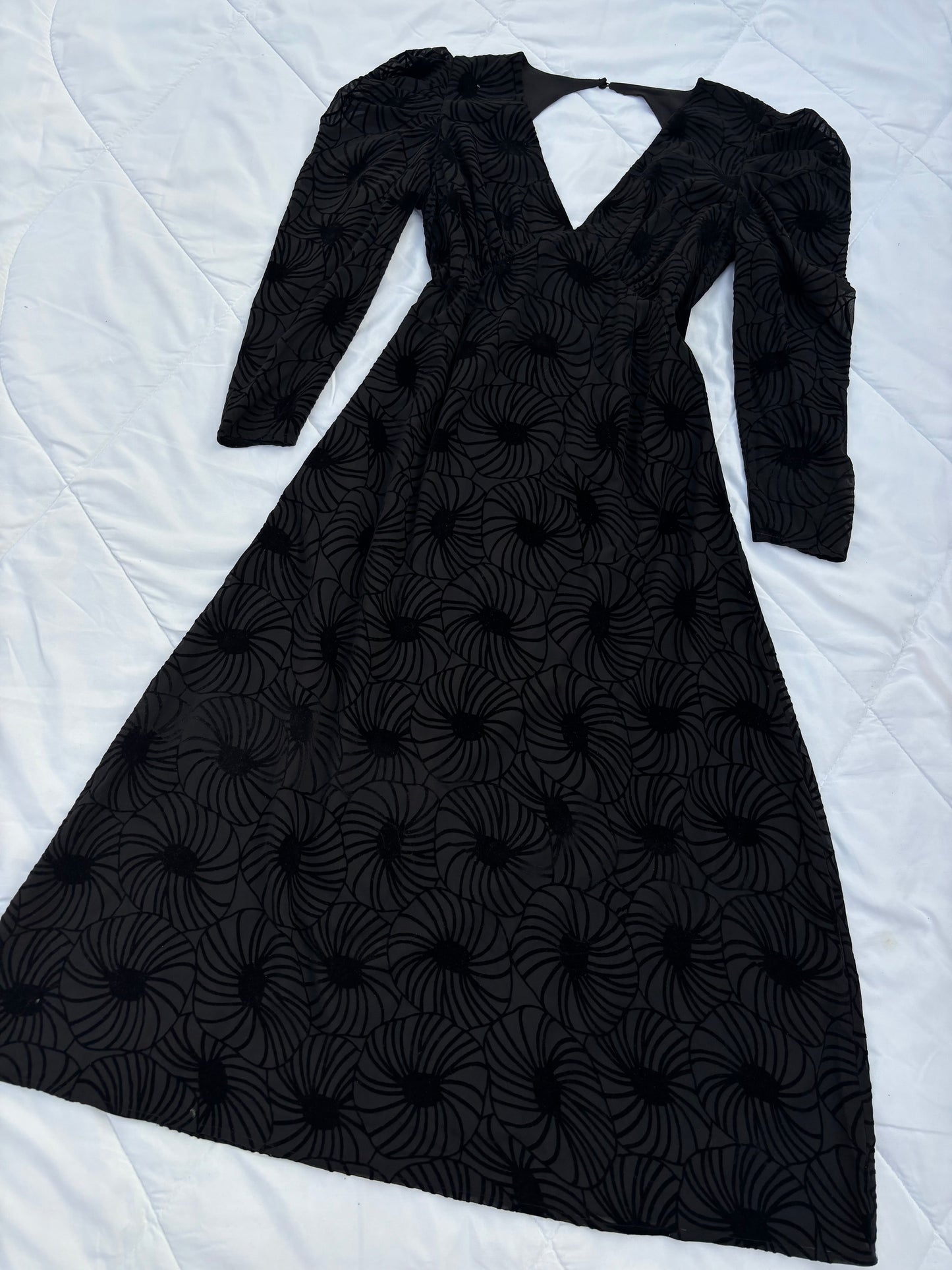 Velvet Emboss dress