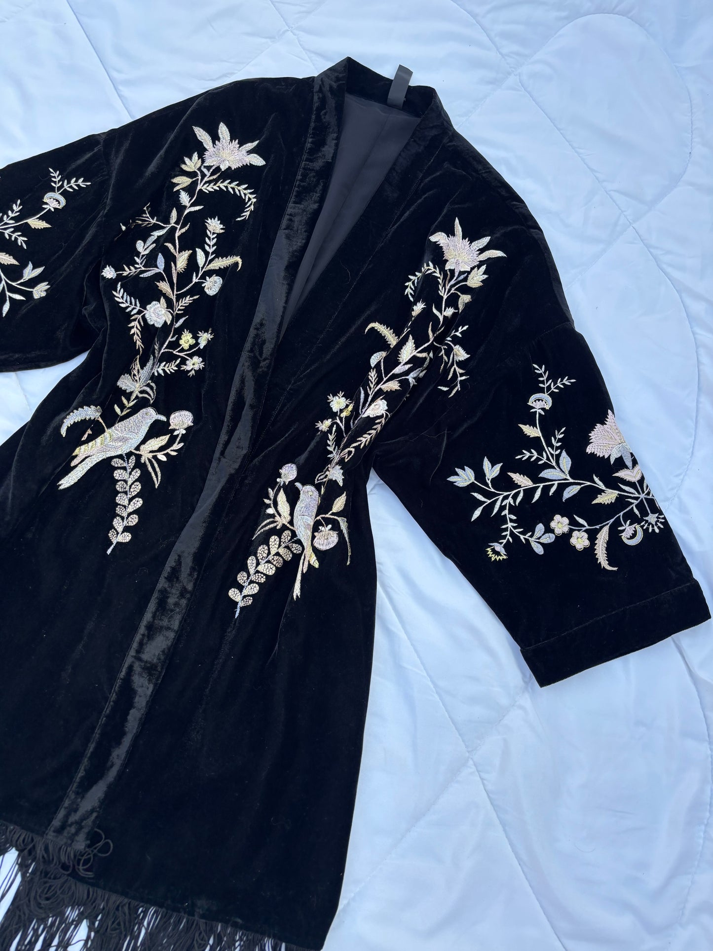 Velvet kimono