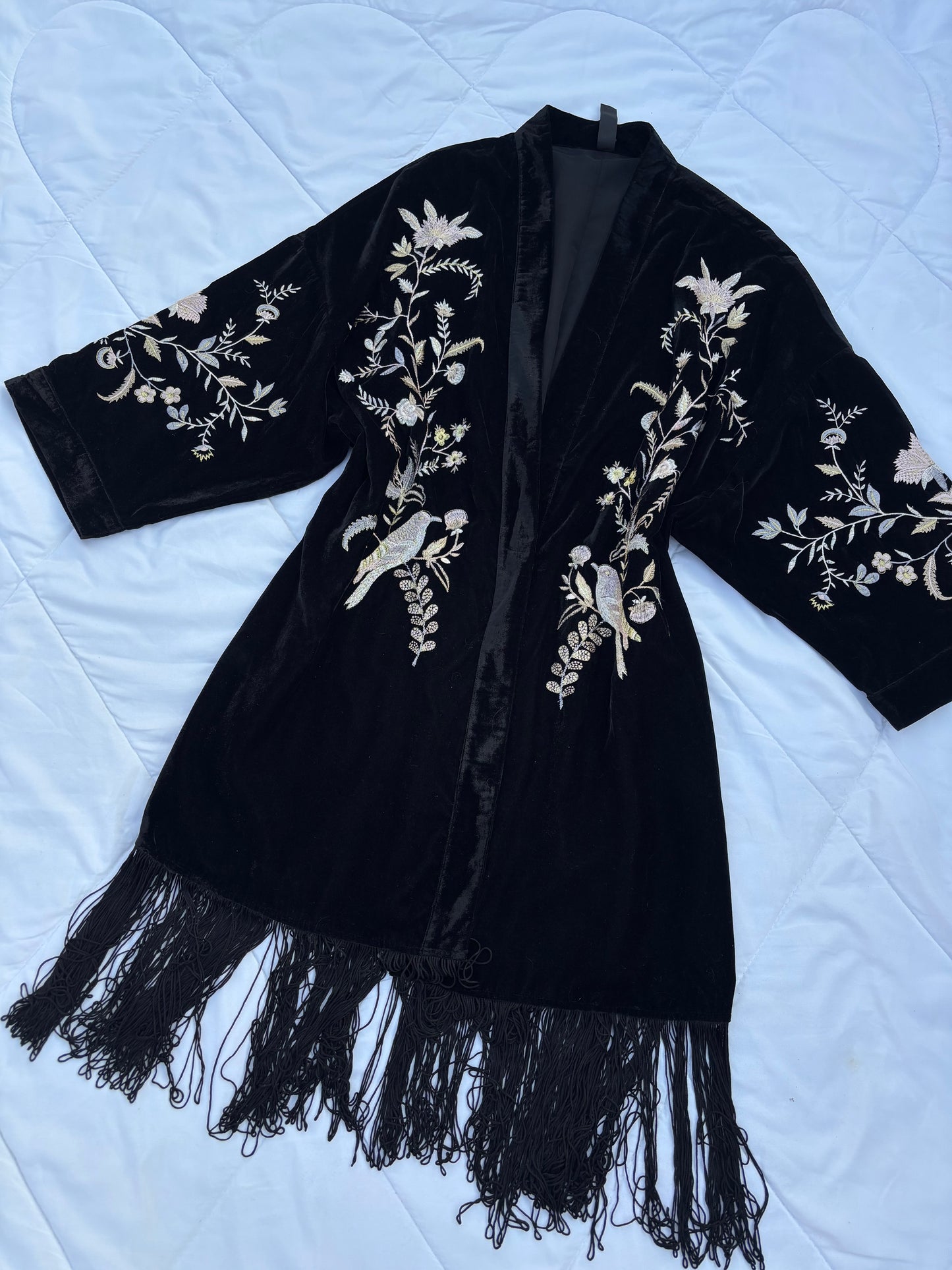 Velvet kimono