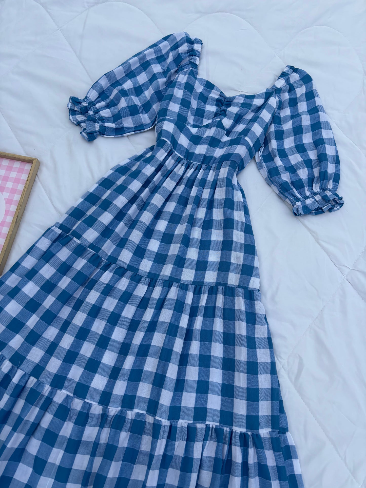Blue Gingham Dress