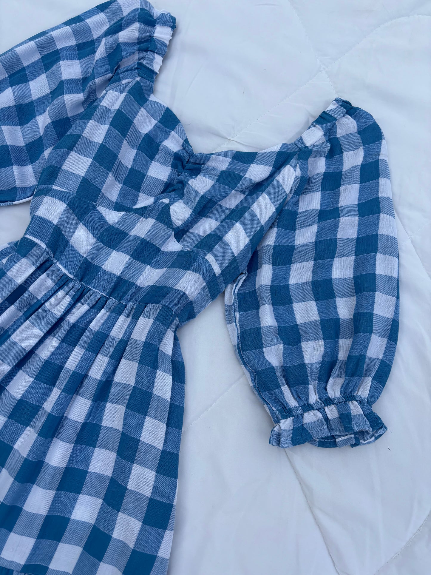 Blue Gingham Dress