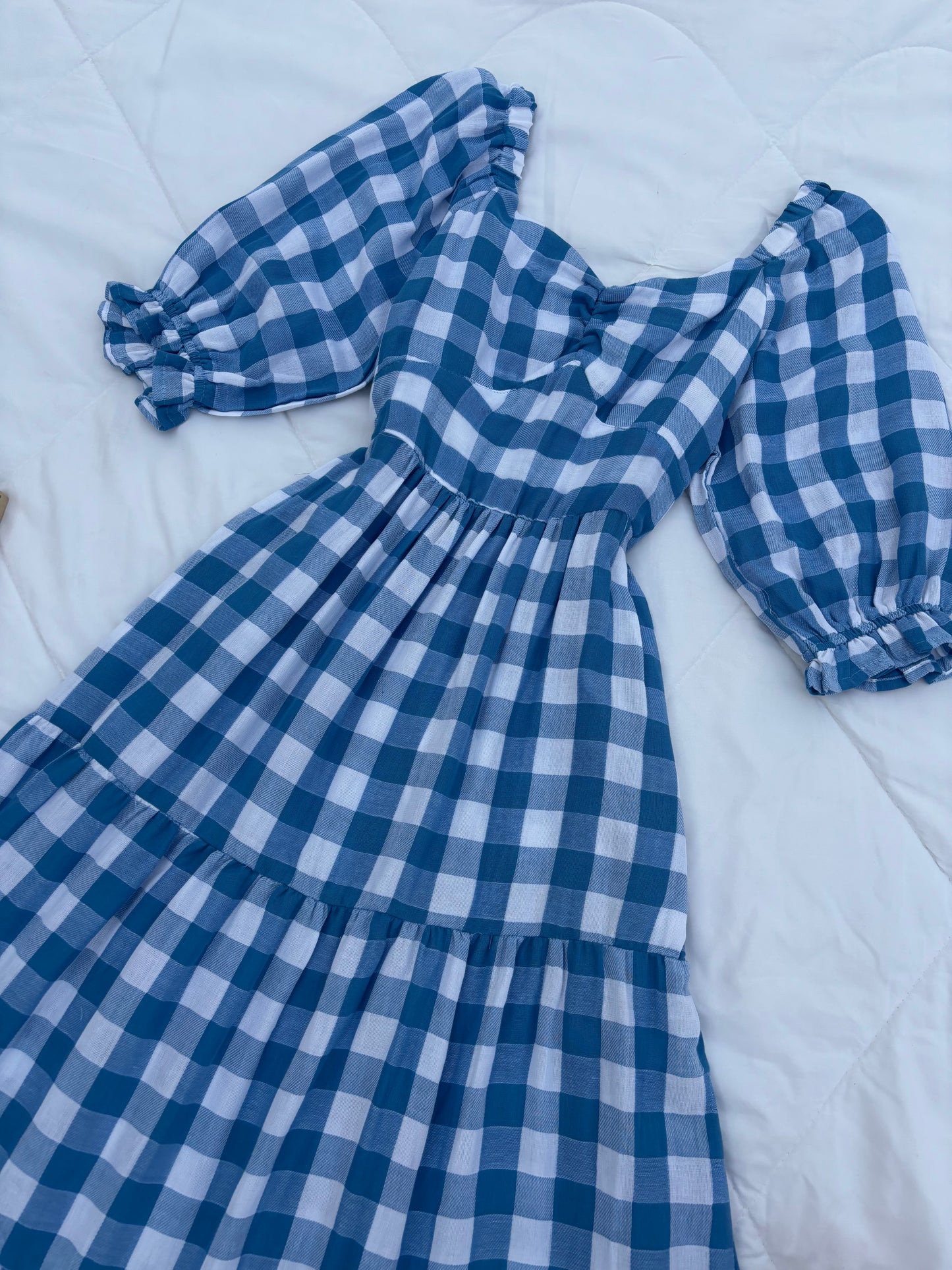 Blue Gingham Dress
