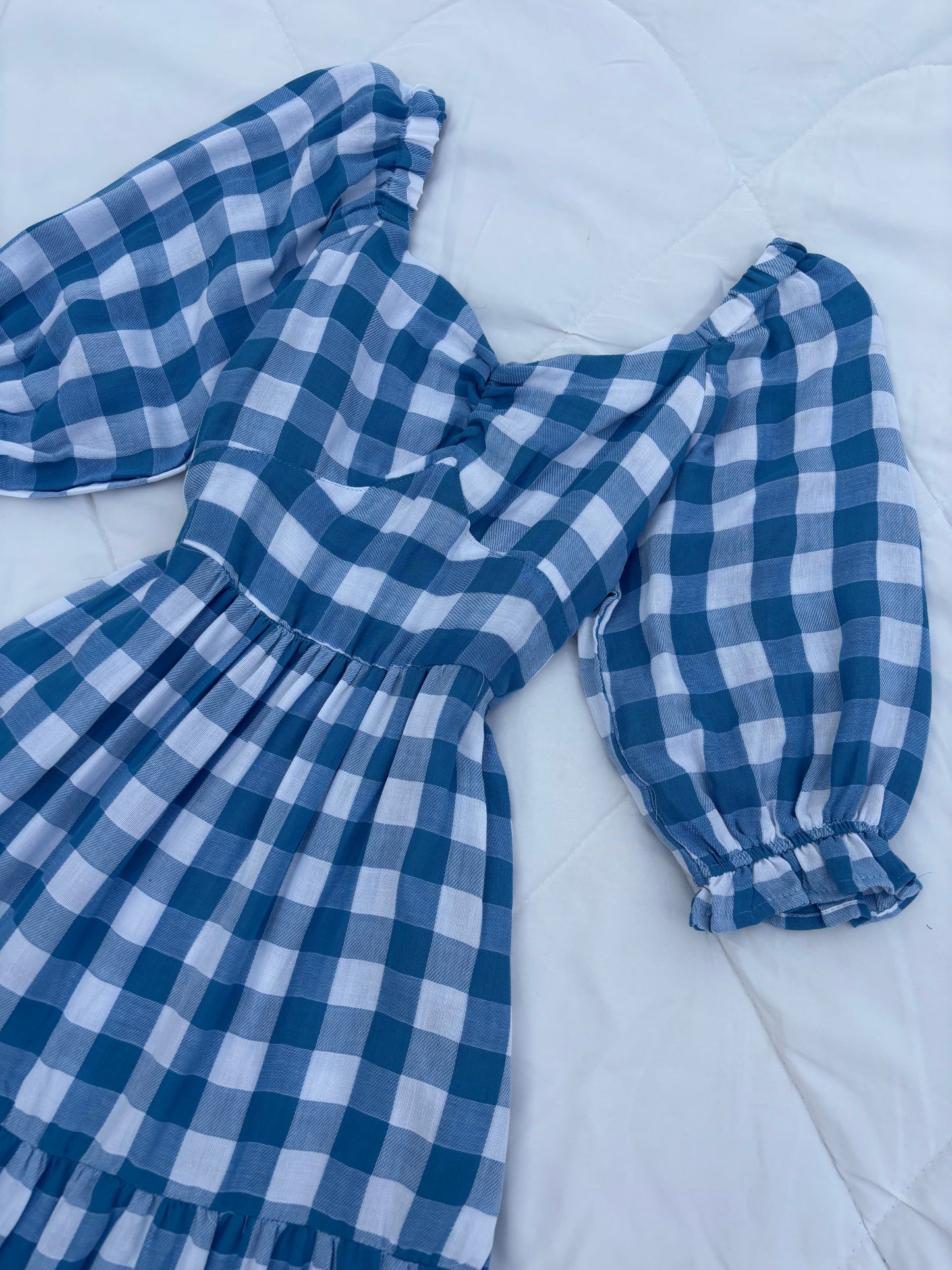 Blue Gingham Dress