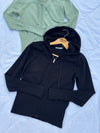 Black cardigan Hoodie (XS)
