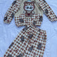 Cute Gingham Fuzzy Winter Sets (S-XL)