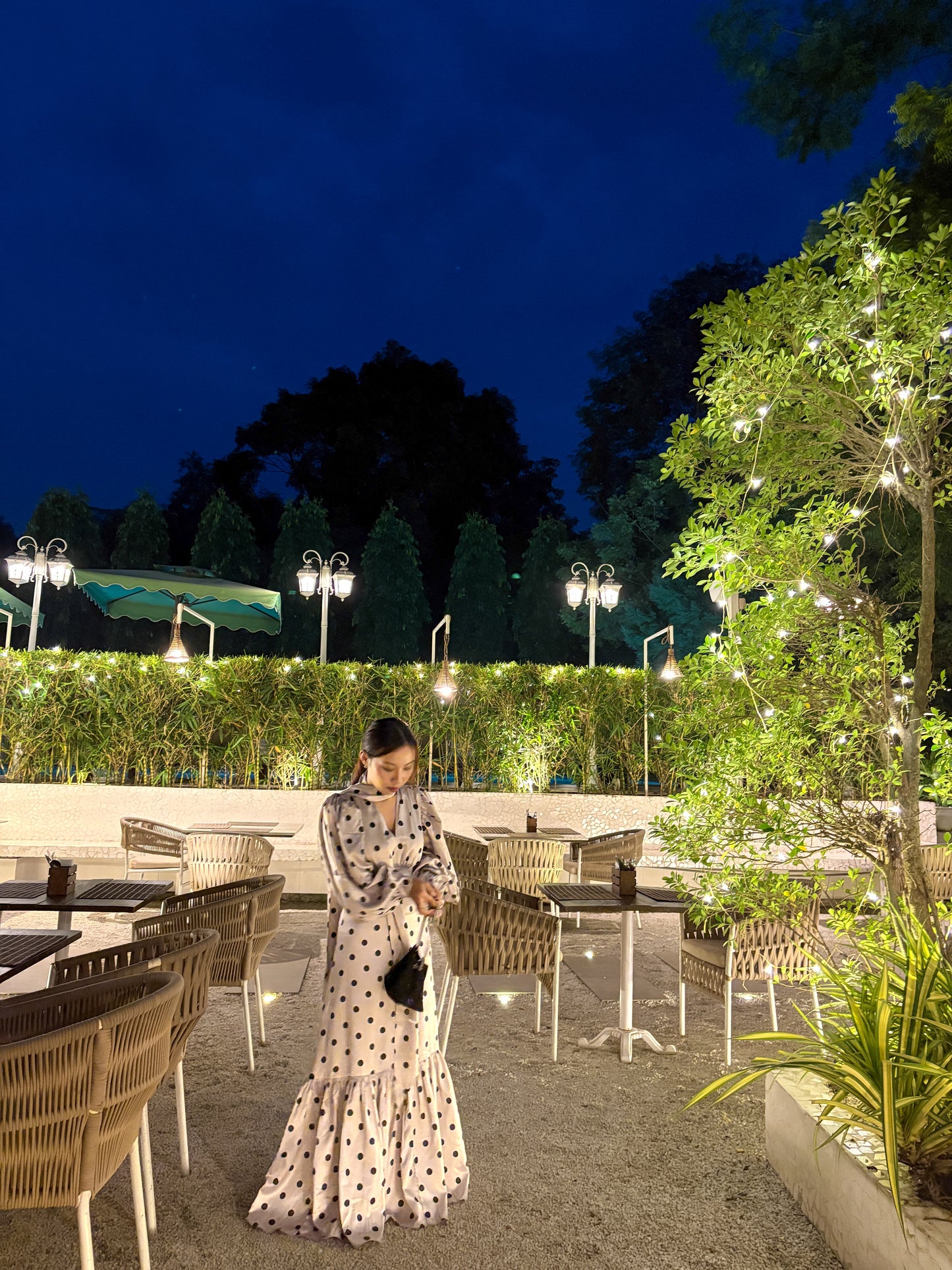 DOTTY Scarf Set Dress