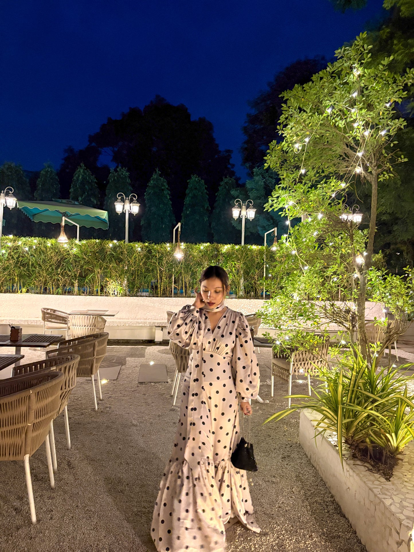 DOTTY Scarf Set Dress