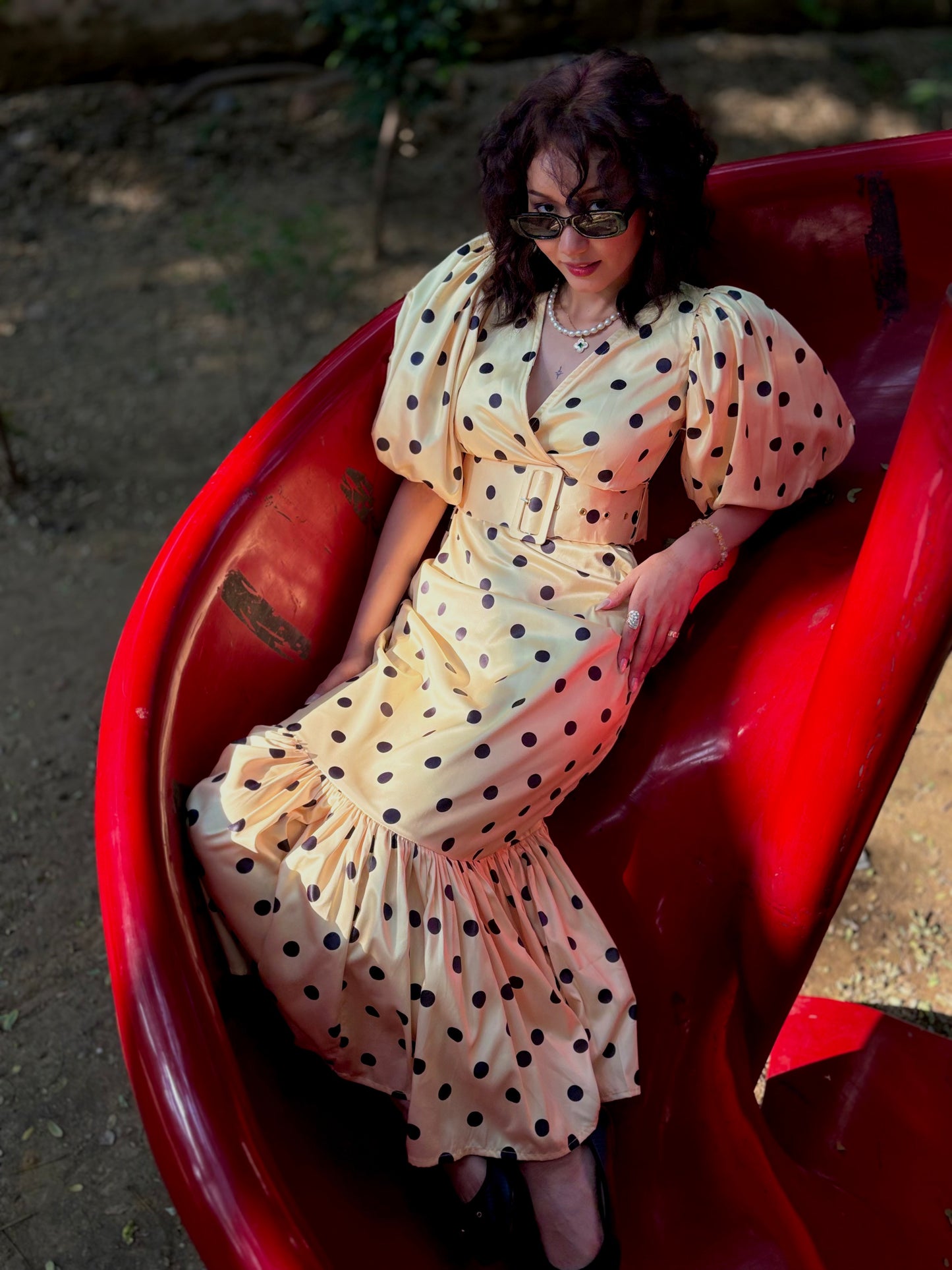 VERONICA Polkadot Dress