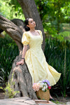 ELLA Dress in Butter Yellow