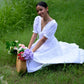 MIA Dress in White Eyelet