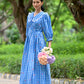 LYLA Dress in Blue gingham