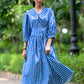 LYLA Dress in Blue gingham