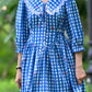 LYLA Dress in Blue gingham
