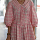 ALICE Dress in Pink gingham